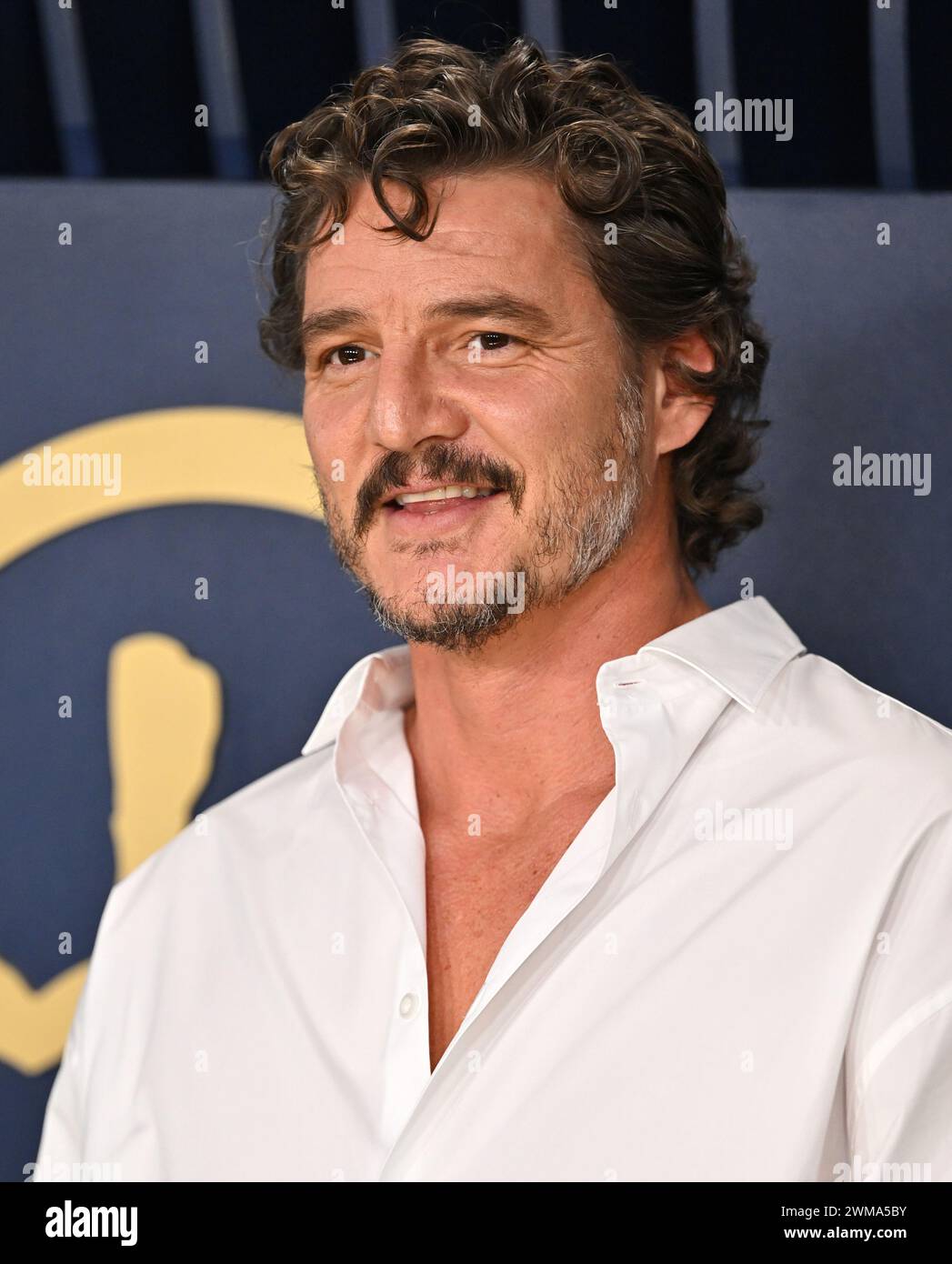 Los Angeles, États-Unis. 24 février 2024. Los Angeles, États-Unis. 24 février 2024. Pedro Pascal assiste à la 30e édition annuelle des SAG Awards au Shrine Auditorium and Expo Hall de Los Angeles, Californie, le samedi 24 février 2023. Photo de Chris Chew/UPI crédit : UPI/Alamy Live News crédit : UPI/Alamy Live News Banque D'Images