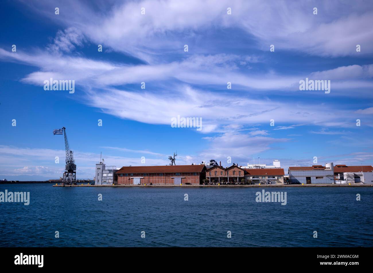 Vieux port ou historique, Thessalonique, Golfe Thermaic, Macédoine, Grèce Banque D'Images