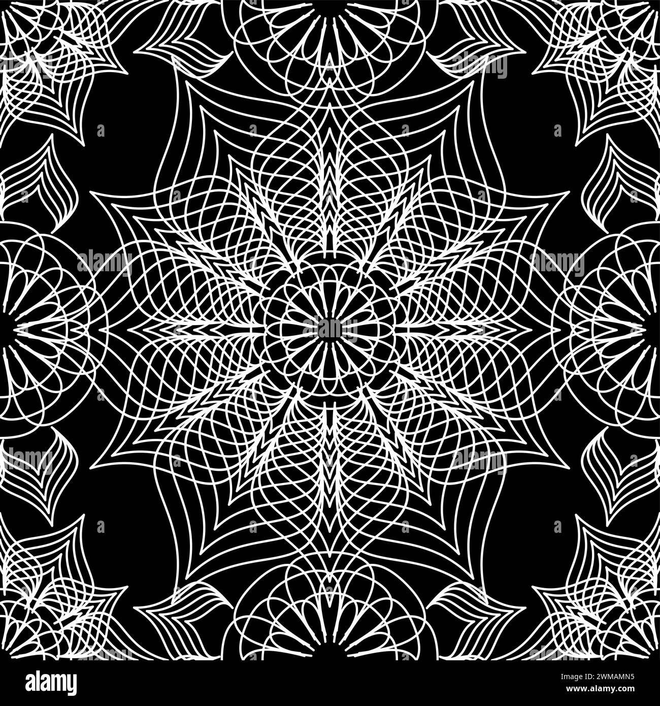 Ligne guilloche motif sans couture. Résumé du fond Illustration de Vecteur