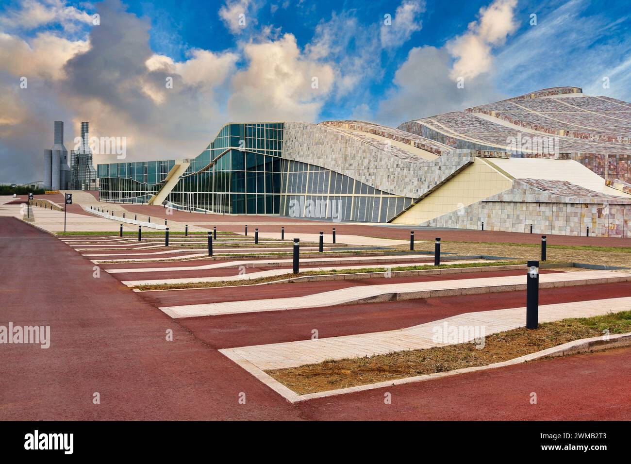 Cidade da cultura de galicia Banque de photographies et d’images à