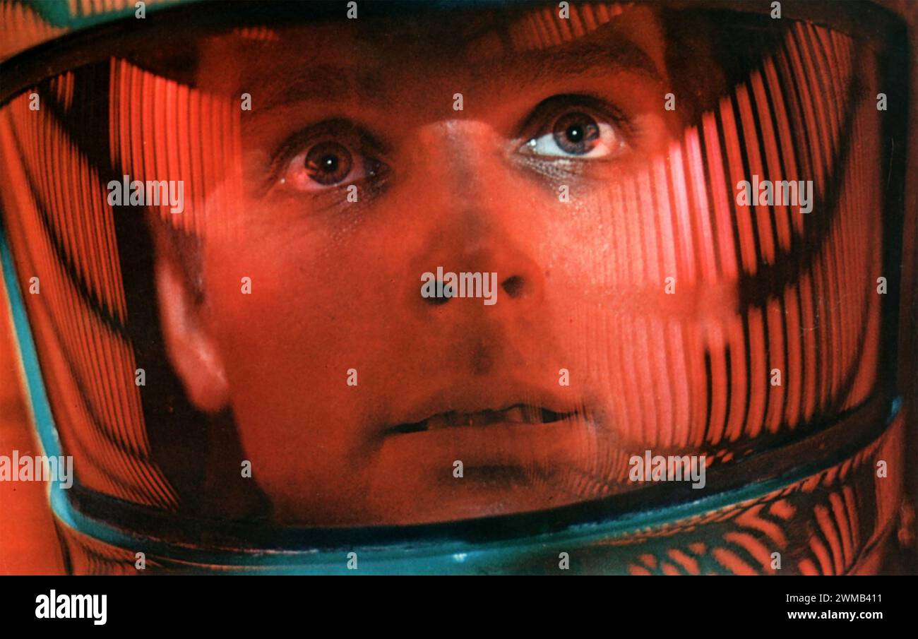 2001 : une odyssée spatiale 1968 film MGM avec Keir Dullea dans le rôle du Dr David Bowman Banque D'Images