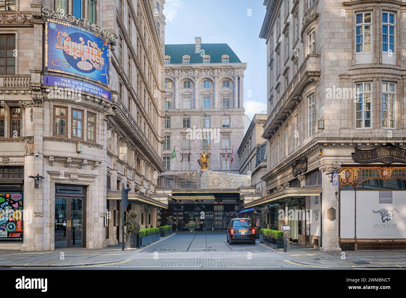 Savoy Hotel London, The Strand, Angleterre Banque D'Images