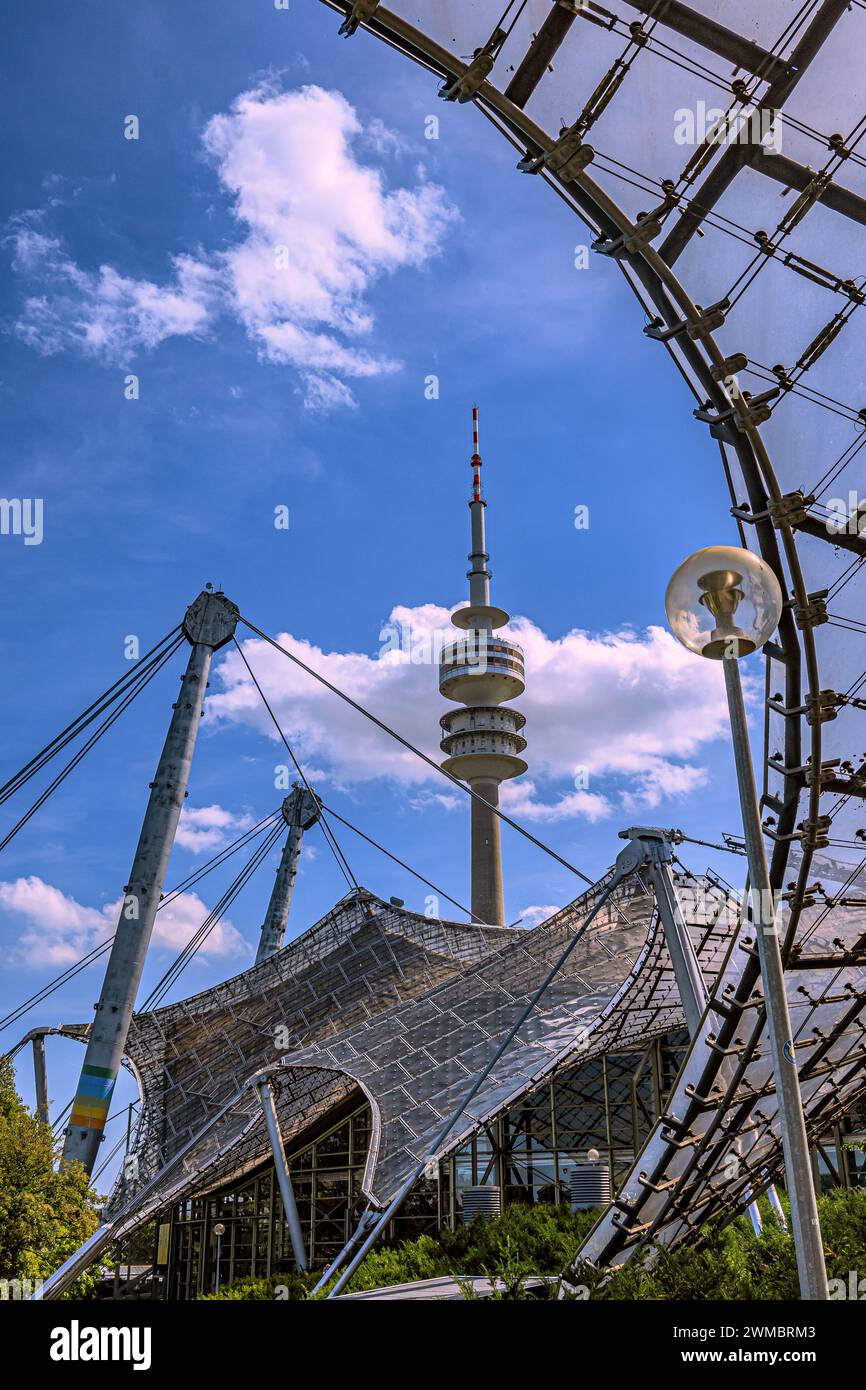 Bavière site olympique Munich Banque D'Images