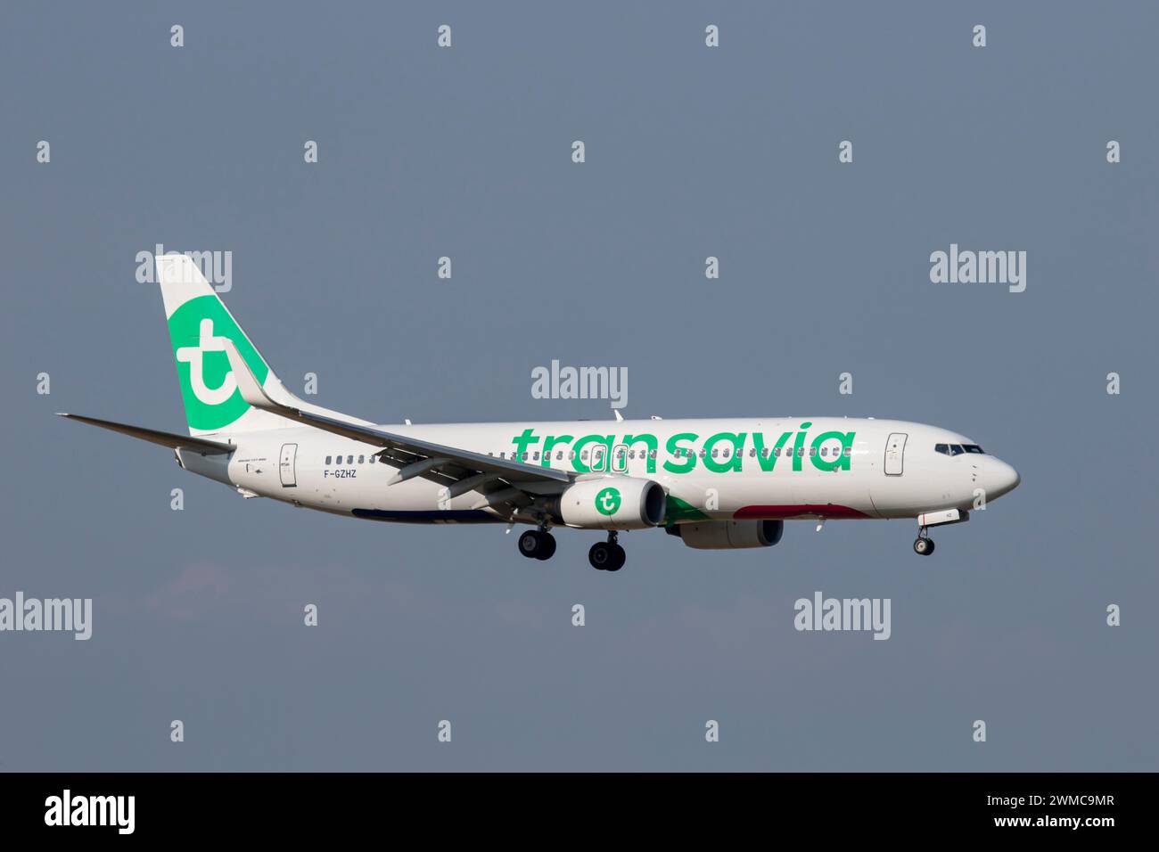 F-GZHZ Boeing 737-85P Transavia France Rome Fiumicino 18/06/2023 Banque D'Images