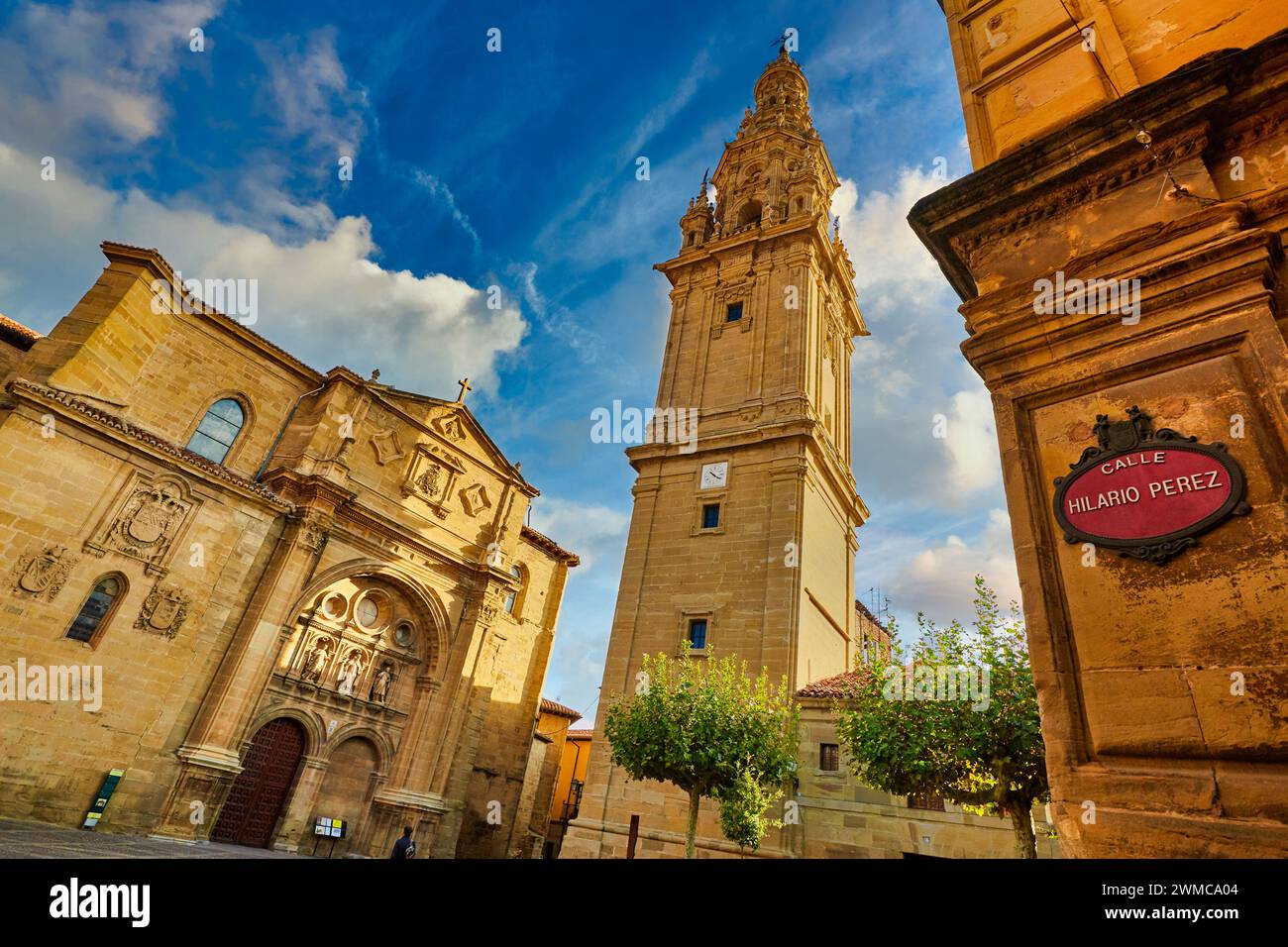 Cathédrale de Santo Domingo de la Calzada, chemin de Saint Jacques, Camino de Santiago, Santo Domingo de la Calzada, la Rioja, Espagne, Europe Banque D'Images