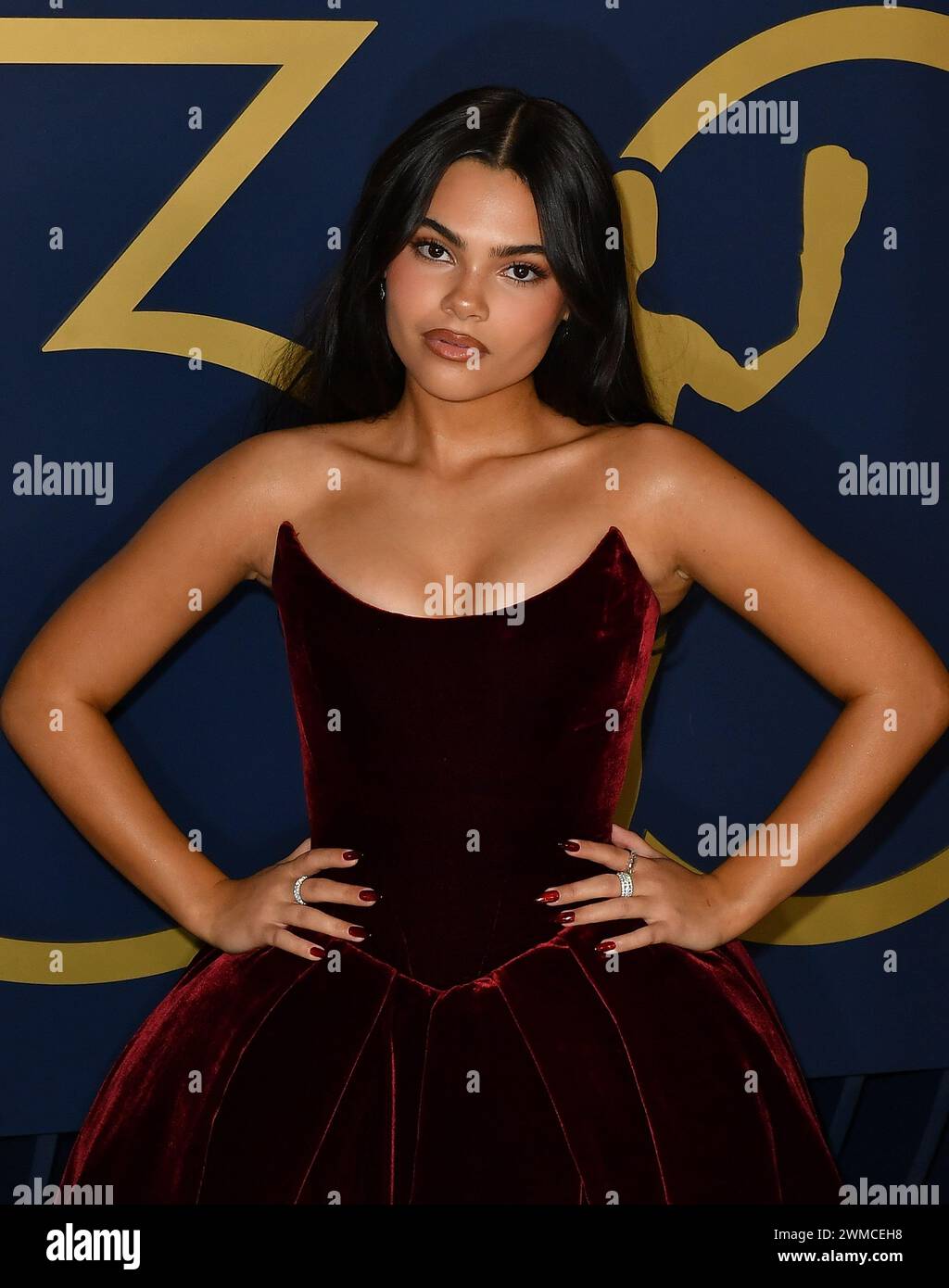 Ariana Greenblatt assiste à la 30e cérémonie annuelle des Screen Actors Guild Awards au Shrine Auditorium and Expo Hall le 24 février 2024 à Los Angeles, en Californie. Photo C Flanigan/imageSPACE/SIPA USA Banque D'Images