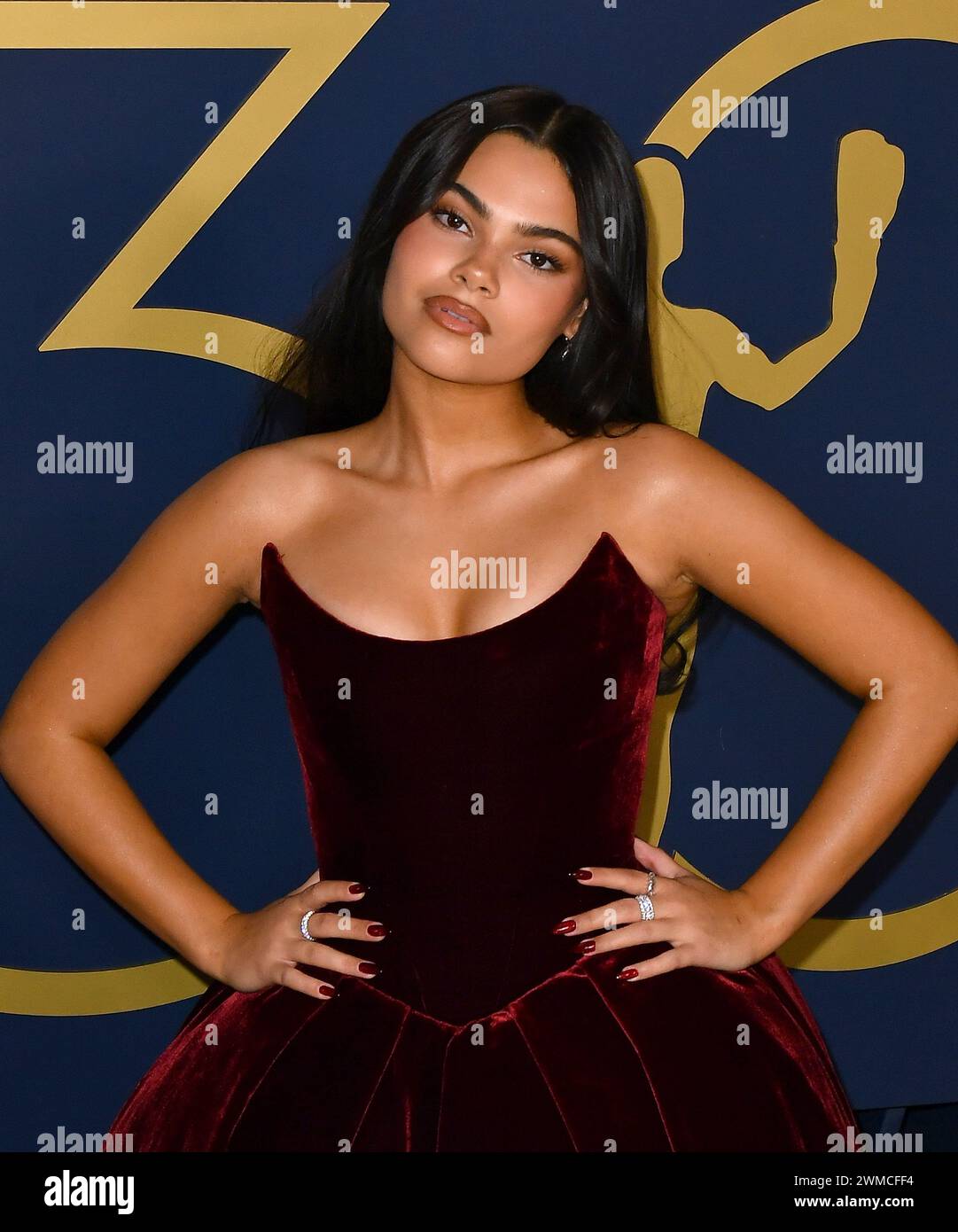 Ariana Greenblatt assiste à la 30e cérémonie annuelle des Screen Actors Guild Awards au Shrine Auditorium and Expo Hall le 24 février 2024 à Los Angeles, en Californie. Photo C Flanigan/imageSPACE/SIPA USA Banque D'Images