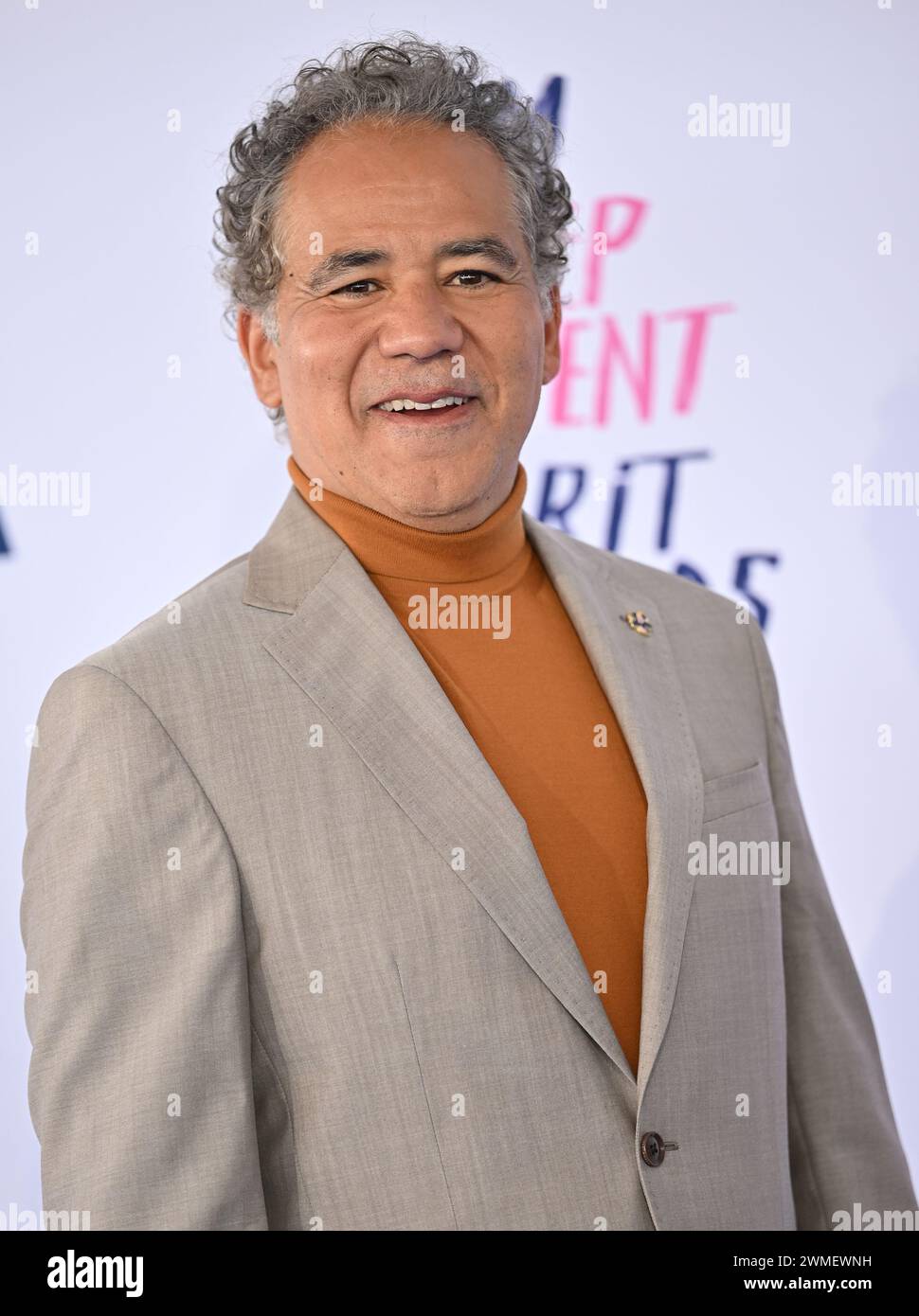 Santa Monica, États-Unis. 25 février 2024. John Ortiz arrive pour le film Independent Spirit Awards 2024 à Santa Monica, en Californie, le dimanche 25 février 2024. Photo de Chris Chew/UPI crédit : UPI/Alamy Live News Banque D'Images