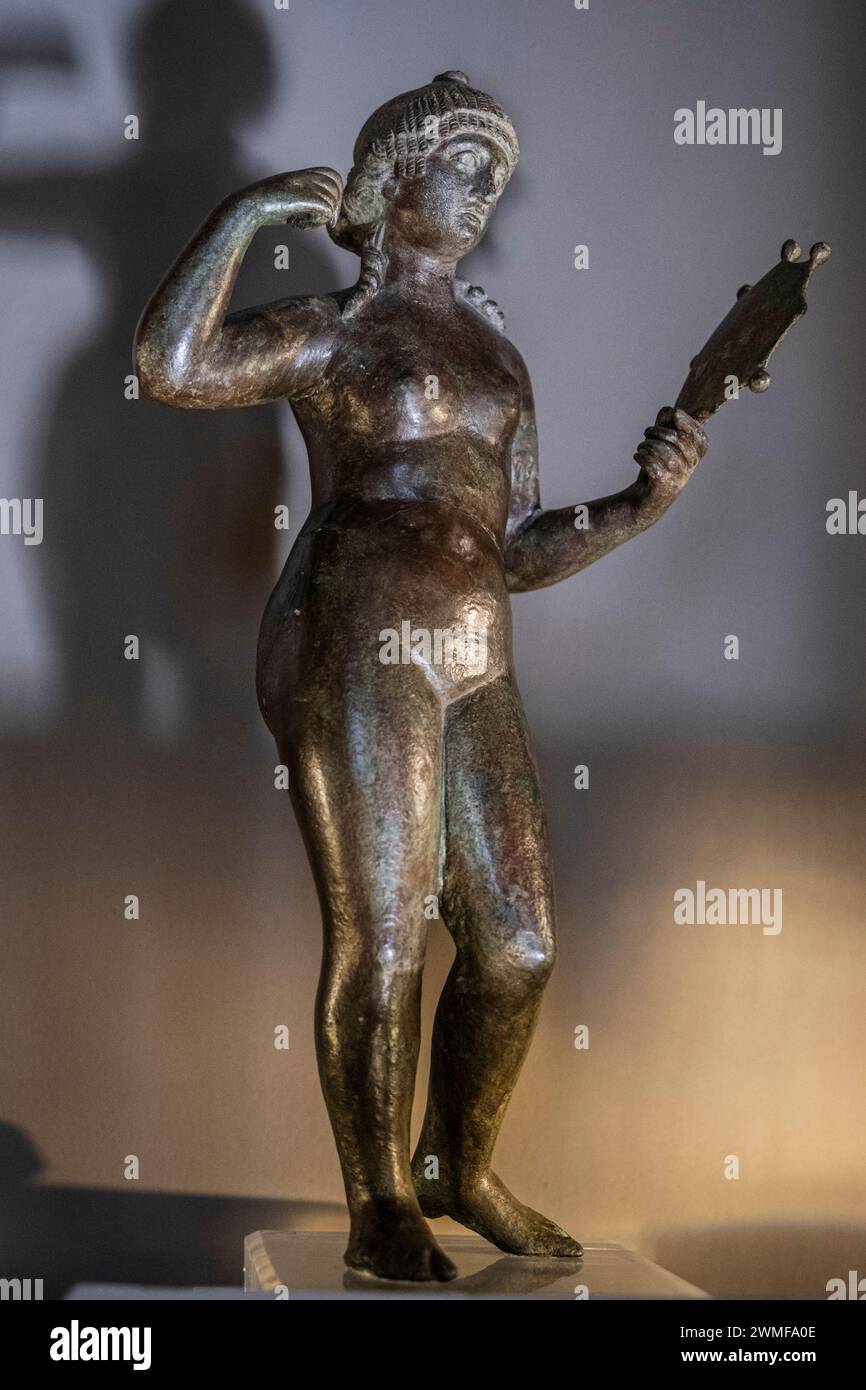 Les dieux Aphrodites, bronze, période gréco romaine, Musei Vaticani, État de la Cité du Vatican, Rome, Latium, Italie Banque D'Images