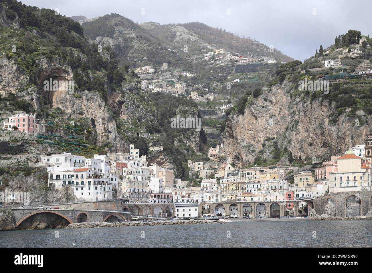 Italien Amalfiküste Atrani Italien Amalfiküste Atrani *** Italie Côte amalfitaine Atrani Italie Côte amalfitaine Atrani Banque D'Images