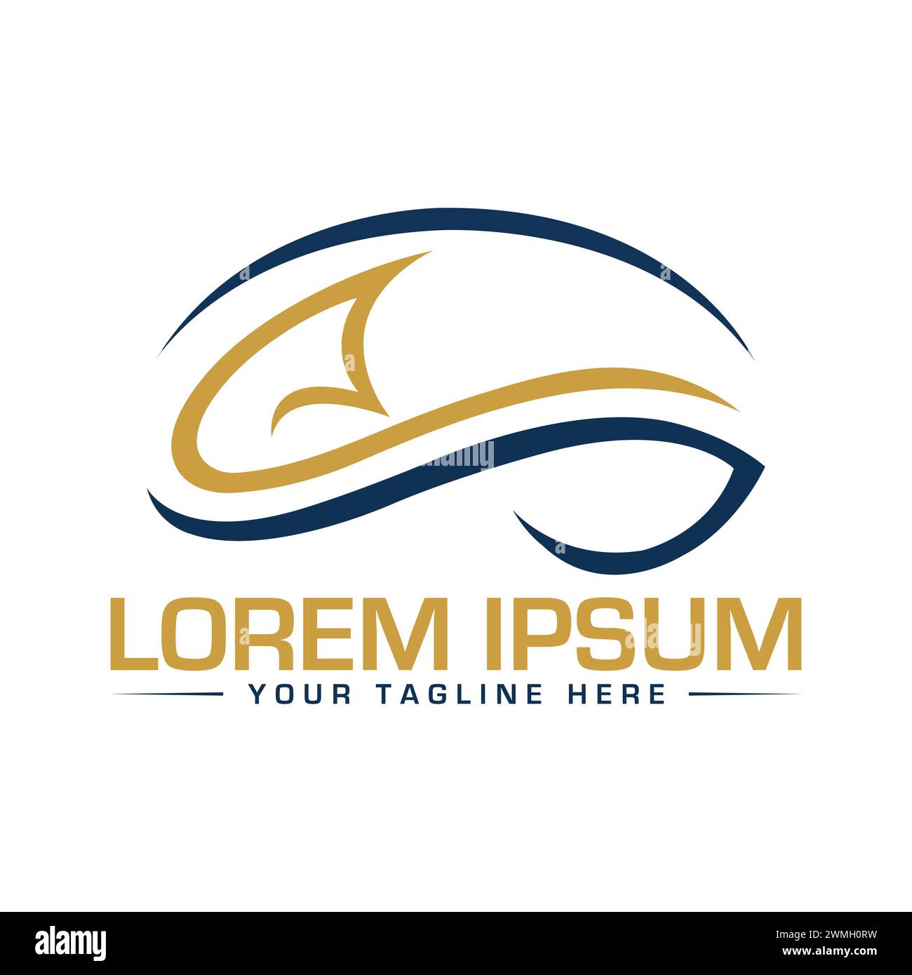 Logo Fish. Design de logo de poisson créatif et professionnel. Illustration de Vecteur