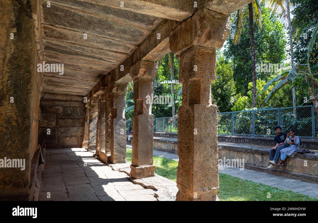 L'ancien temple Jain dans le Sultan Bathery Wayanad Kerala Inde Banque D'Images