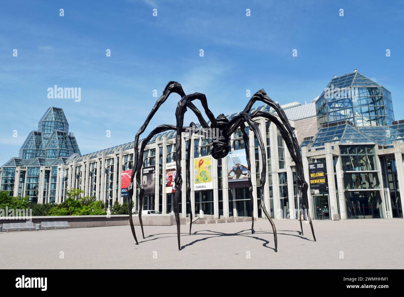 Sculpture en araignée maman par l'artiste Louise Bourgeois et le Musée des beaux-arts du Canada à Ottawa, Ontario, Canada Banque D'Images