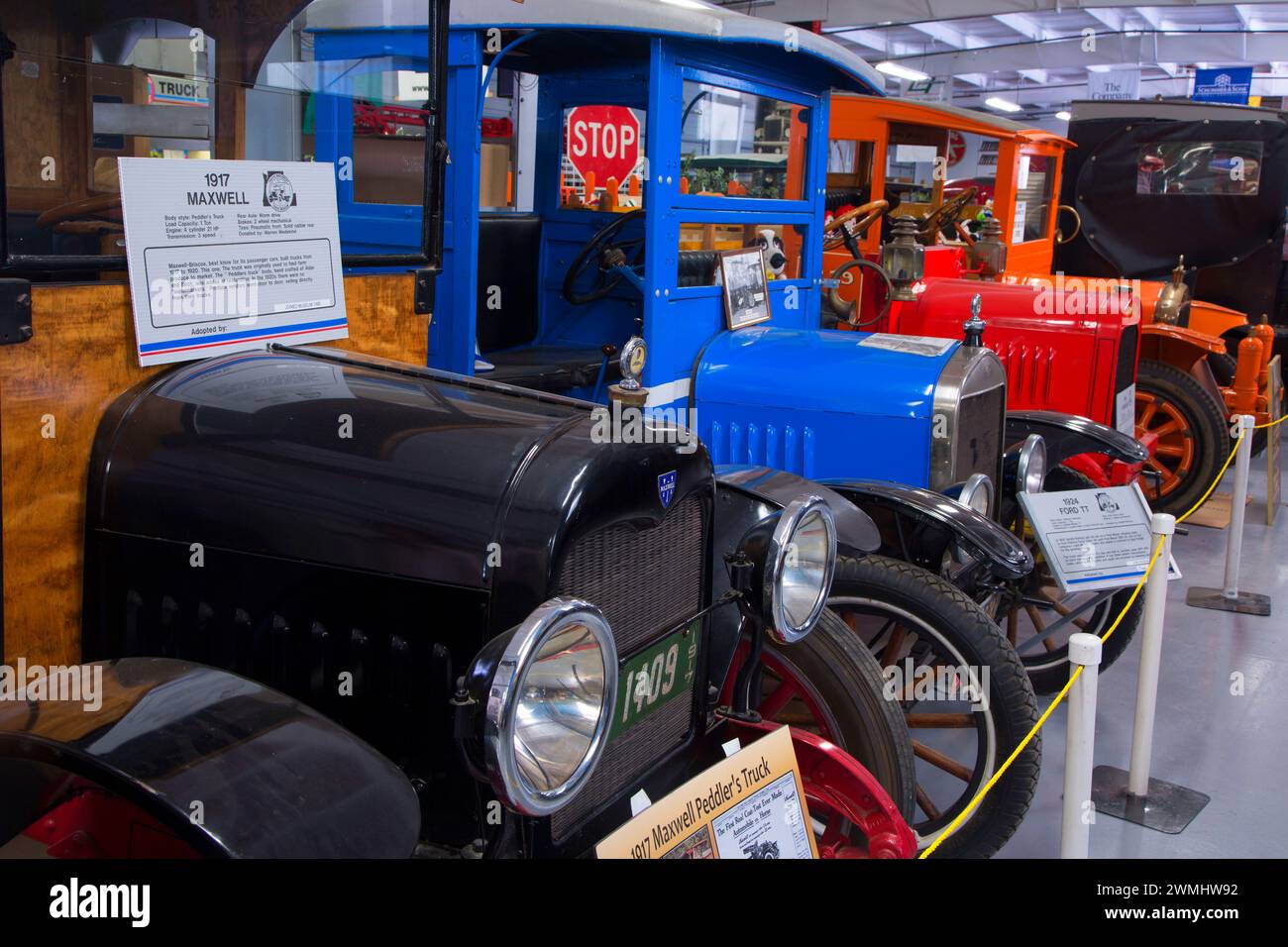 Truck Museum, Grand Oregon Steam-Up, Antique Powerland, Brooks, de l'Oregon Banque D'Images