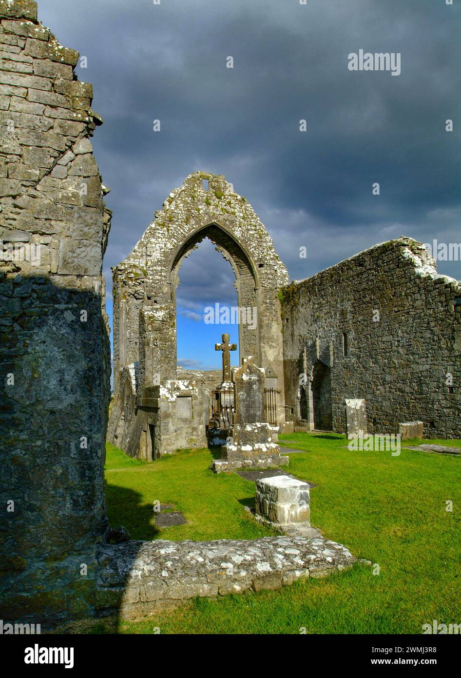 Roscommon Dominican Friary, comté de Roscommon, Irlande Banque D'Images