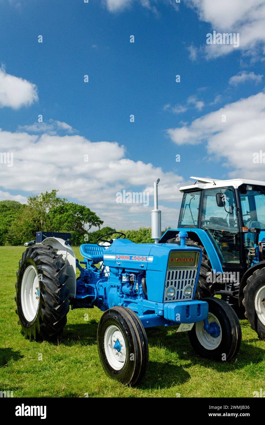 Tracteur Ford 4000. Rallye à vapeur Heskin 2022. Banque D'Images