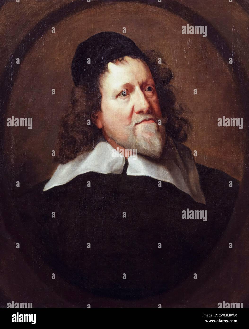 Inigo Jones (1573-1652), architecte anglais, portrait peint à l'huile sur toile d'après Sir Anthony van Dyck, 1610-1880 Banque D'Images Inigo Jones (1573-1652), architecte anglais, portrait peint à l'huile sur toile d'après Sir Anthony van Dyck, 1610-1880 Banque D'Images
