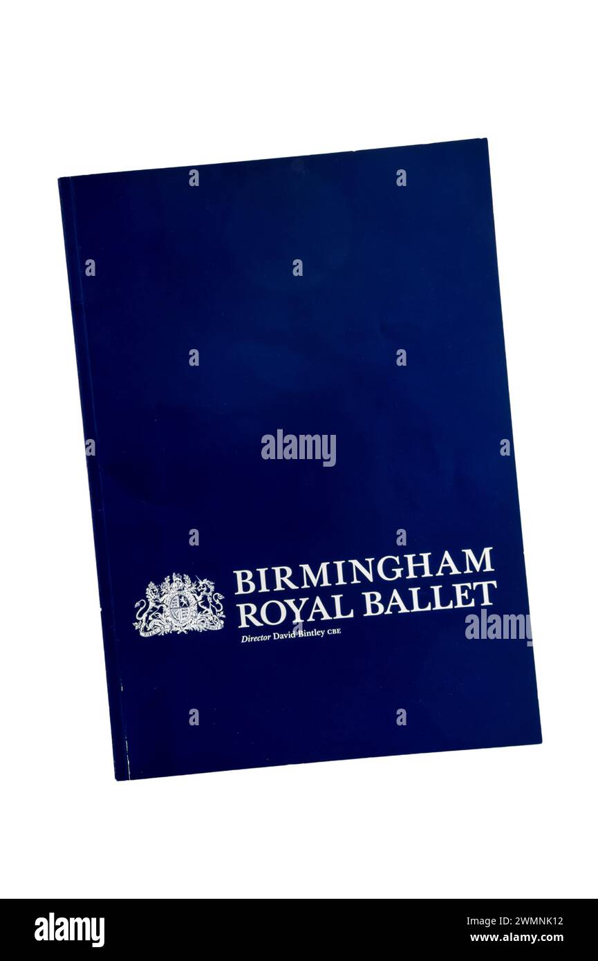 Programme 2015 pour le Birmingham Royal Ballet. Banque D'Images