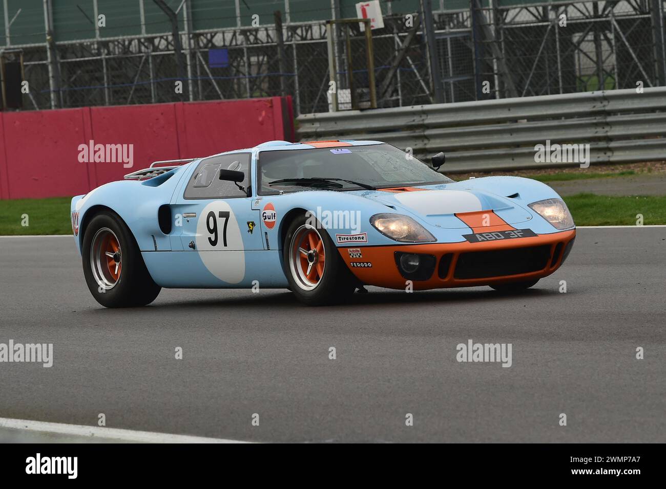 Stuart Sargeant, Ford GT40, première sortie en 1952 le Trophée Pomeroy présente des voitures de toutes les époques et de tous les types, c’est le Vintage Sports car Club, VSCC, premier Banque D'Images