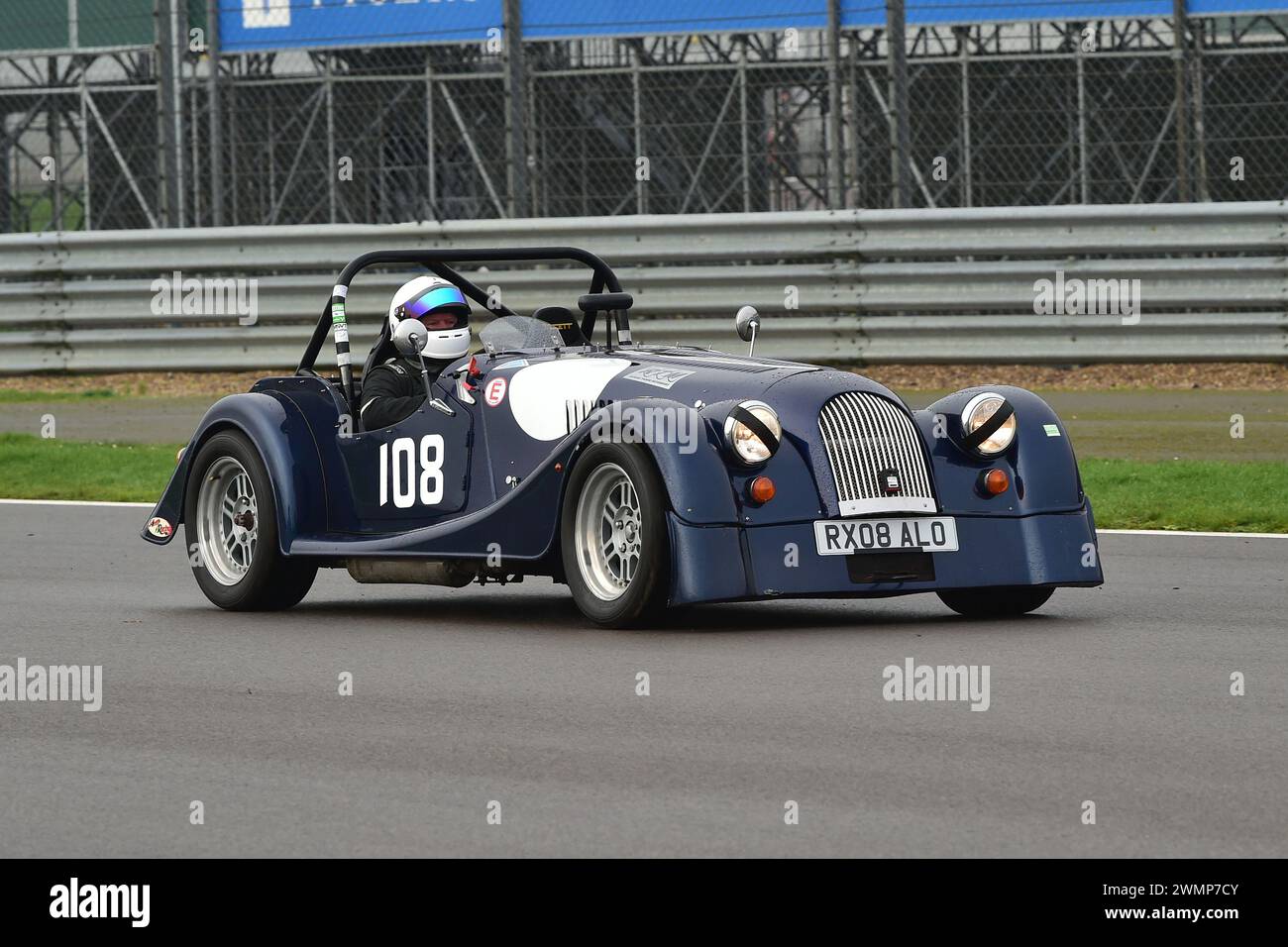 Tony Kilby, Morgan Roadster, première sortie en 1952 le Pomeroy Trophy présente des voitures de toutes les époques et de tous les types, c’est le Vintage Sports car Club, VSCC, FIRS Banque D'Images