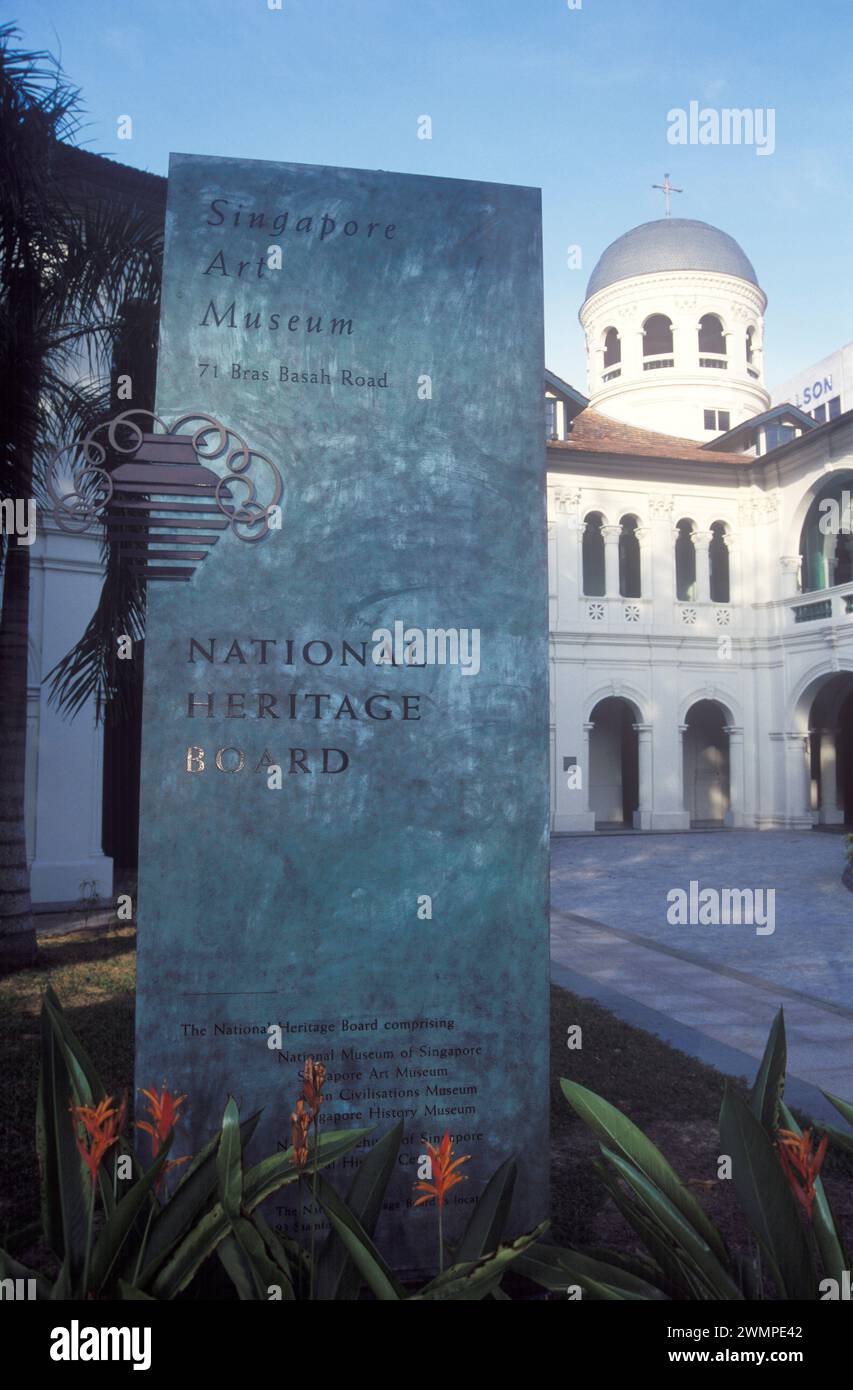 Musée d'art de Singapour Banque D'Images