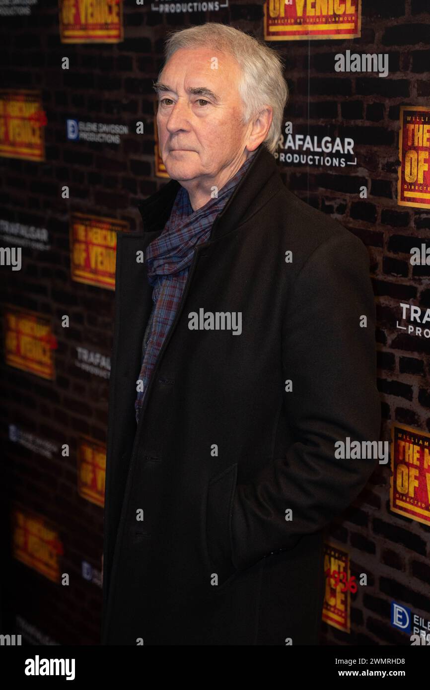 Denis Lawson arrive pour la soirée presse Merchant of Venice 1936 au Criterion Theatre de Londres. Date de la photo : mardi 27 février 2024. Banque D'Images
