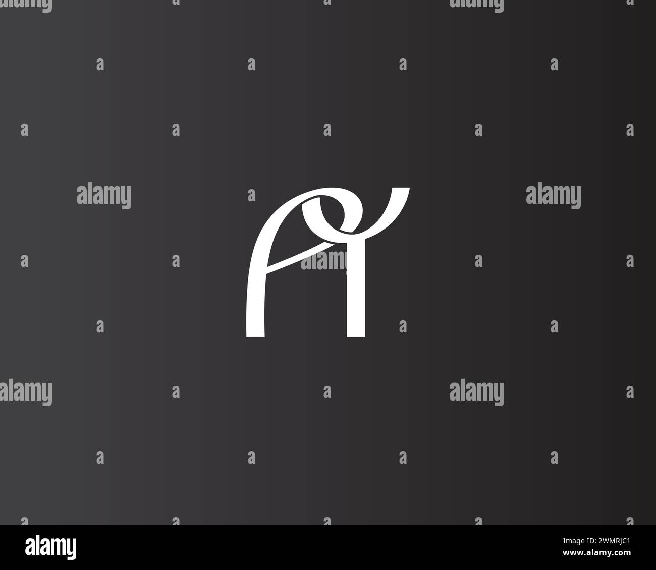 Modèle de vecteur de conception de logo de lettre créative PY Illustration de Vecteur