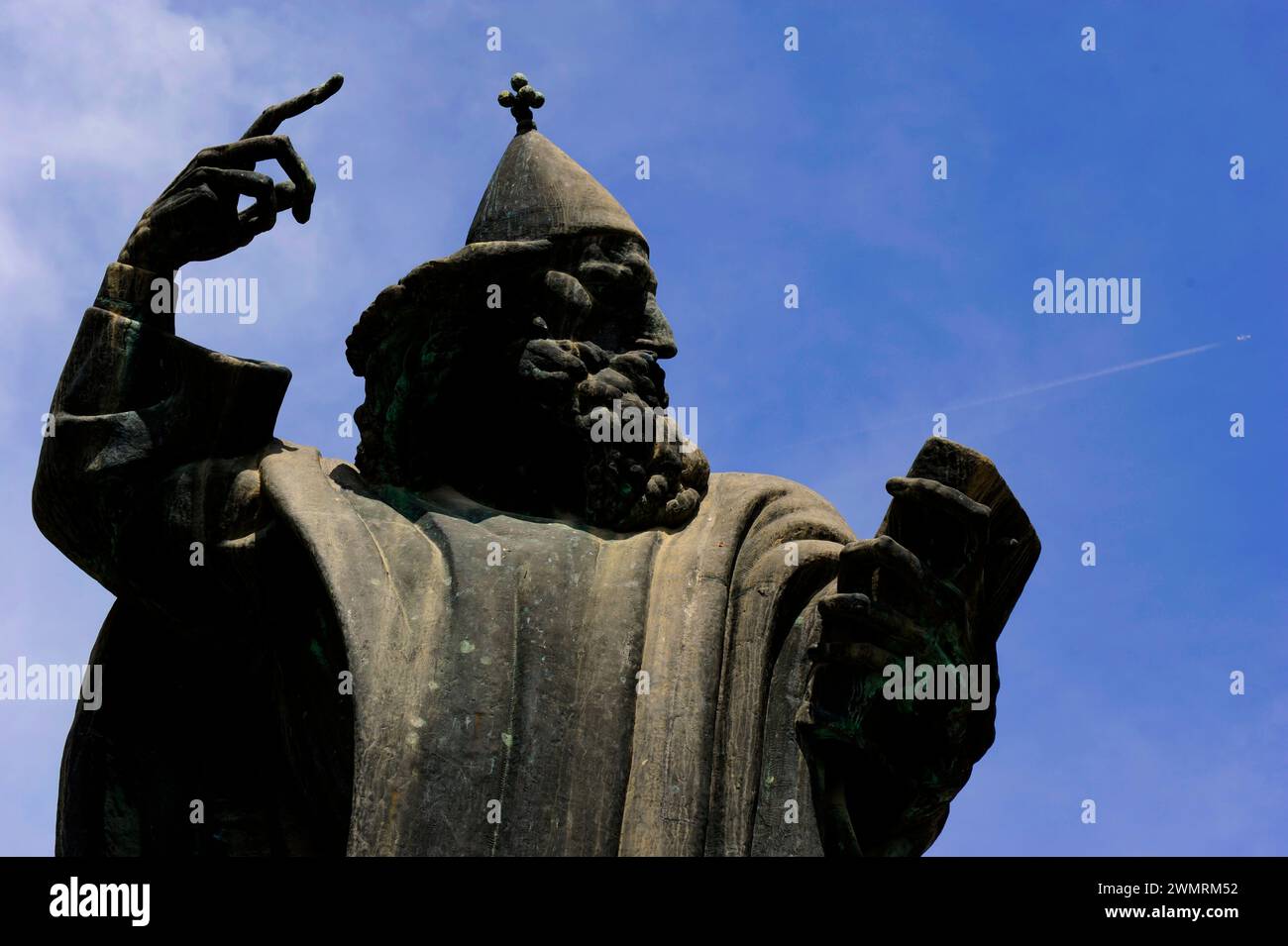 Statue de Grégoire de Nin prélat de religion catholique croate à Split, Croatie Banque D'Images