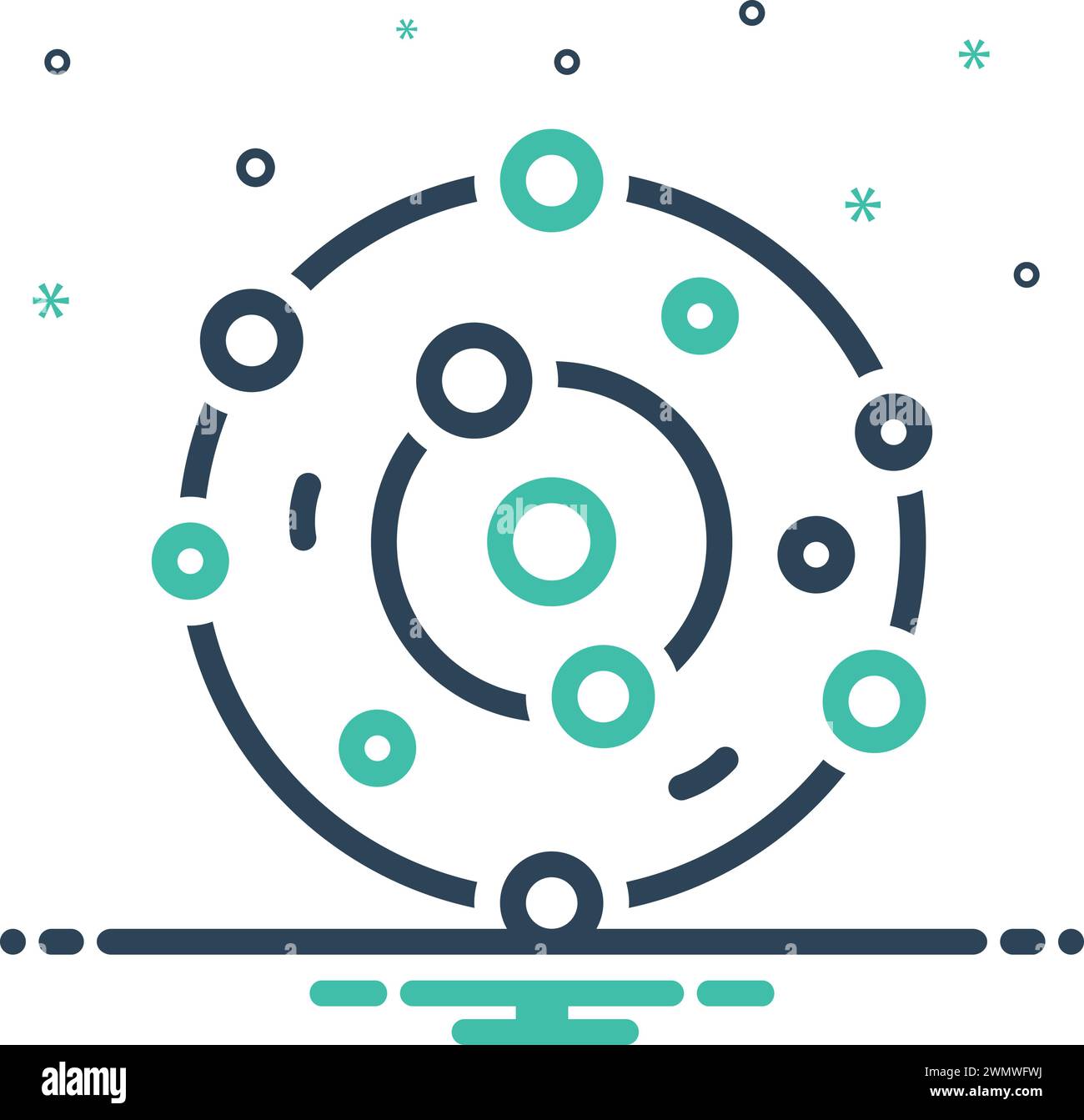 Icône pour amino,acide Illustration de Vecteur