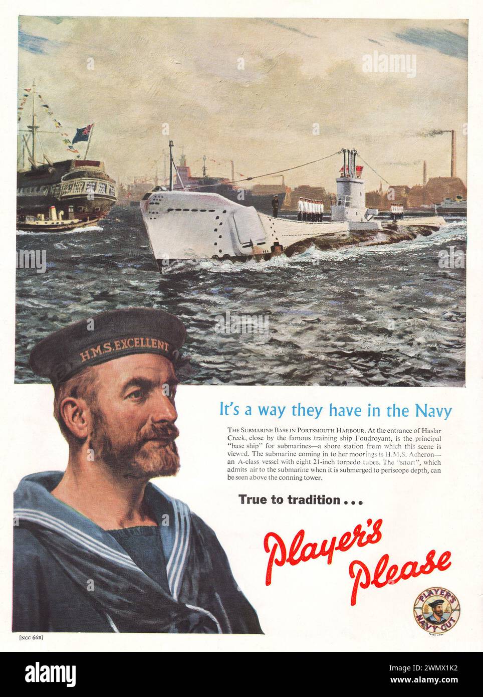 La publicité de Player's cigarettes des années 1960 a été publiée dans le Singapore Straits Times Annual de janvier 1960. Banque D'Images