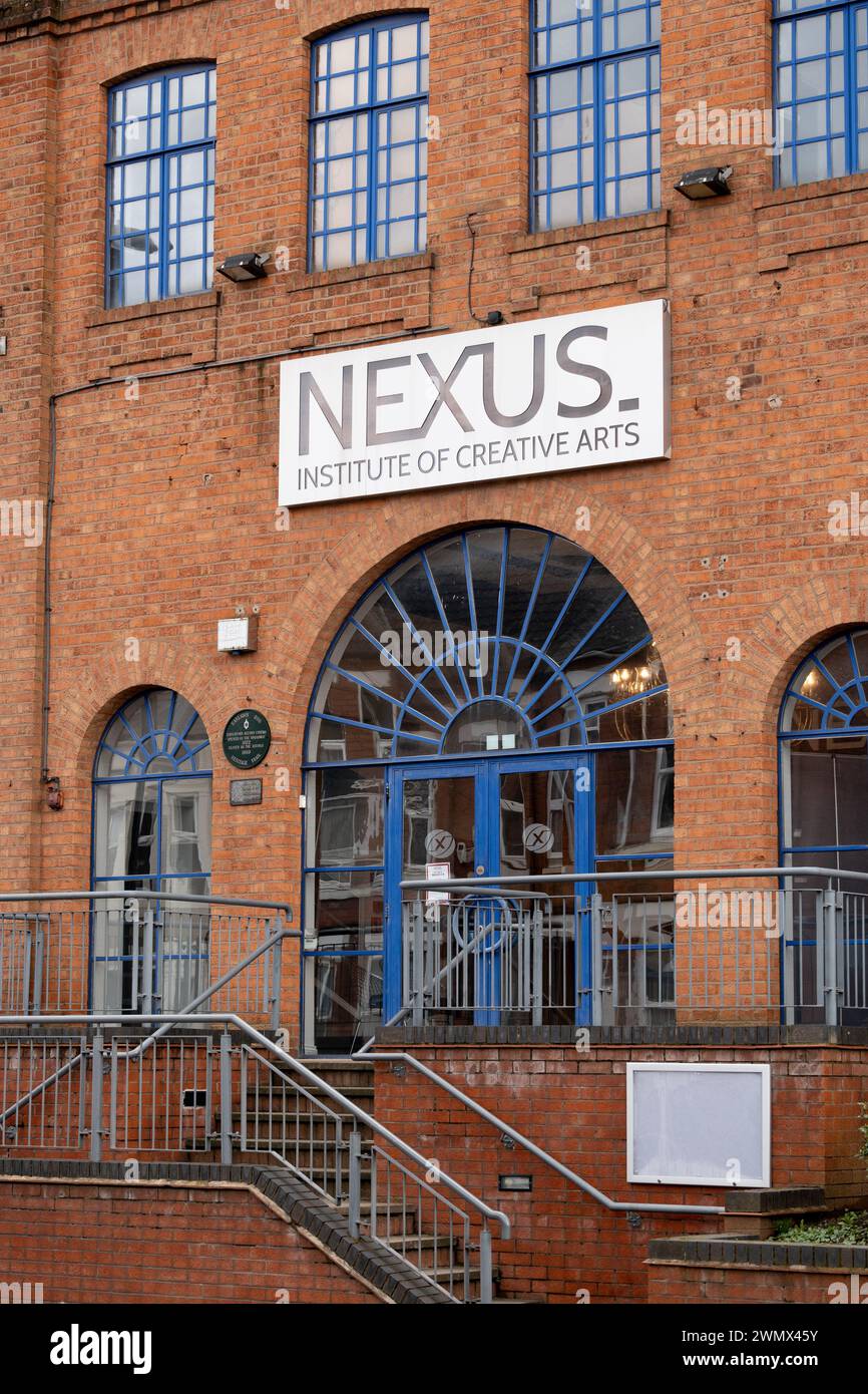 Nexus Institute of Creative Arts, Albany Road, Coventry, West Midlands, Angleterre, ROYAUME-UNI Banque D'Images
