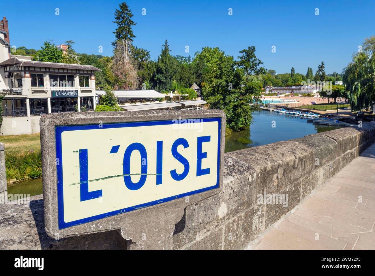 France, Val d'Oise, L'Isle Adam Banque D'Images