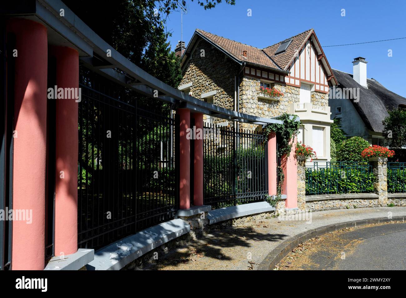 France, Val d'Oise, L'Isle Adam Banque D'Images