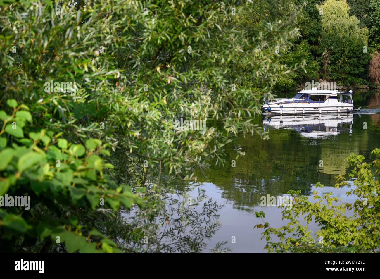 France, Val d'Oise, Val Parisis, la Frette sur Seine Banque D'Images