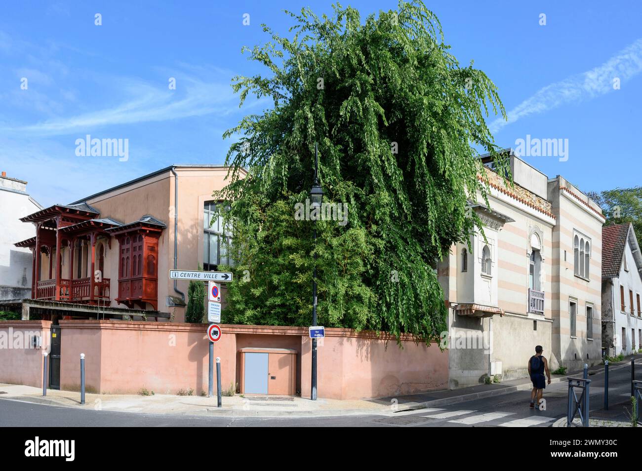 France, Val d'Oise, territoire Val Parisis, village Herblay Banque D'Images