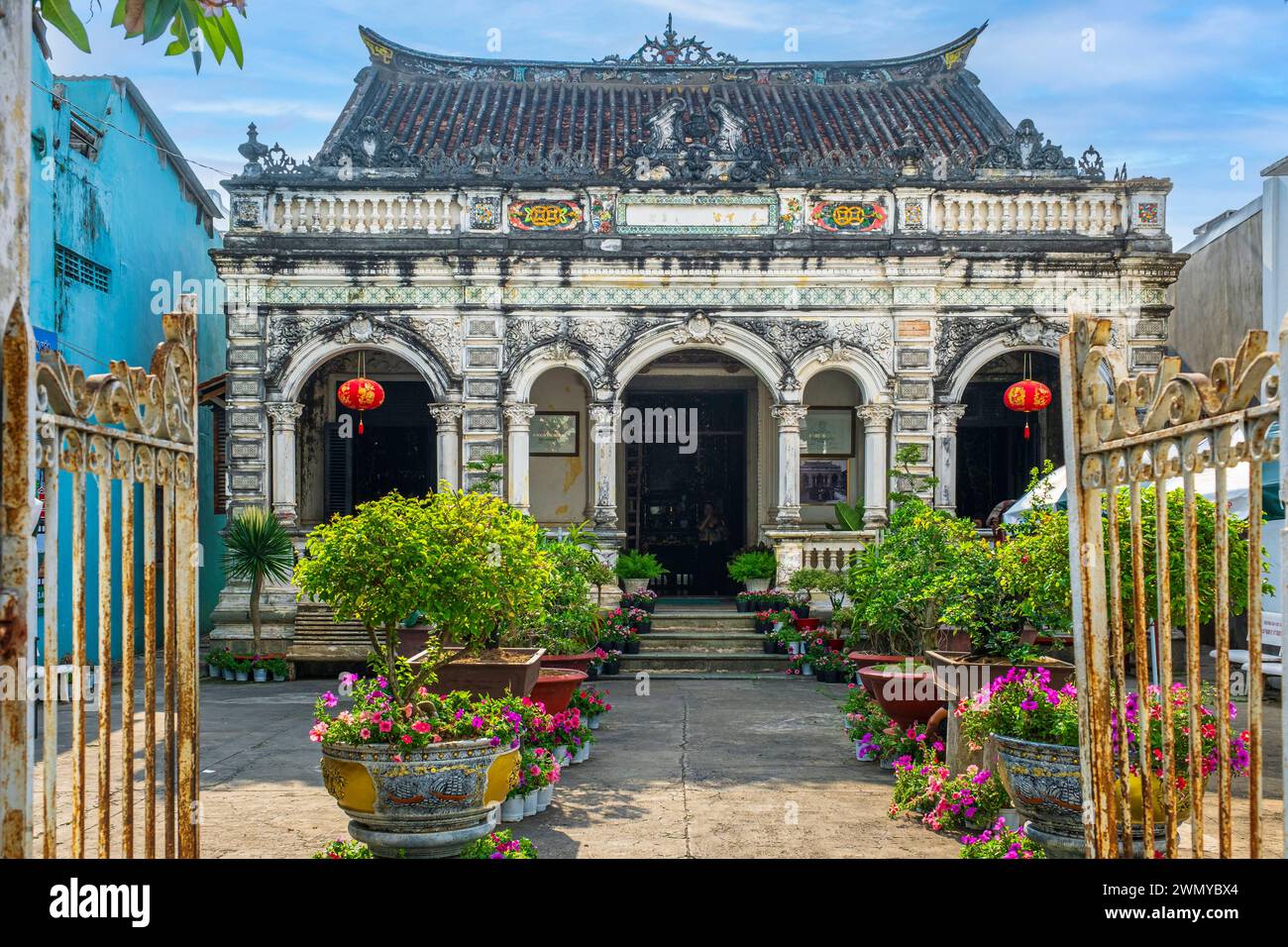 Vietnam, Delta du Mékong, sa Dec, ancienne maison de Huynh Thuy le, construite en 1895, première amante de l'écrivain Marguerite Duras Banque D'Images