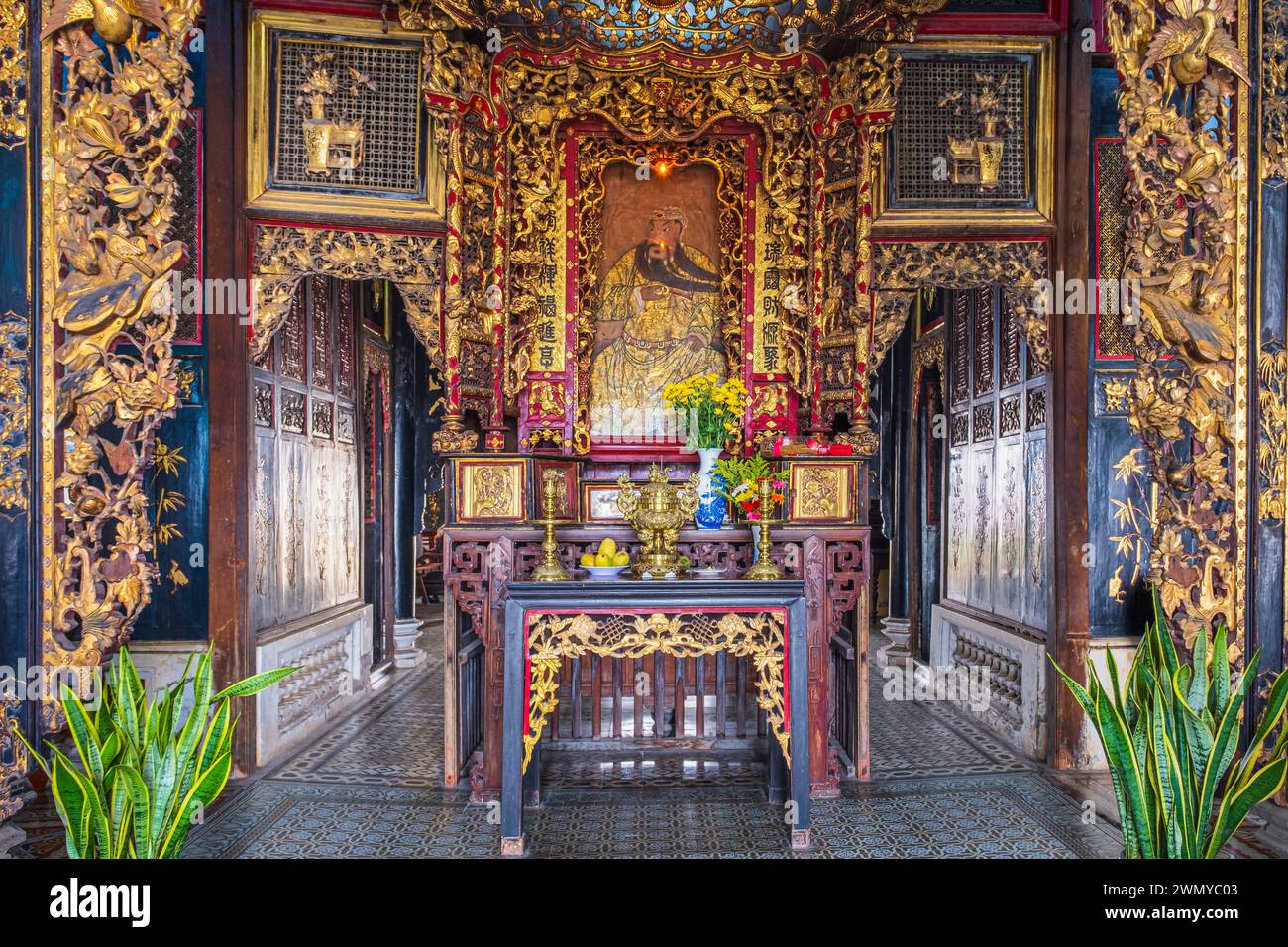 Vietnam, Delta du Mékong, sa Dec, ancienne maison de Huynh Thuy le, construite en 1895, première amante de l'écrivain Marguerite Duras Banque D'Images