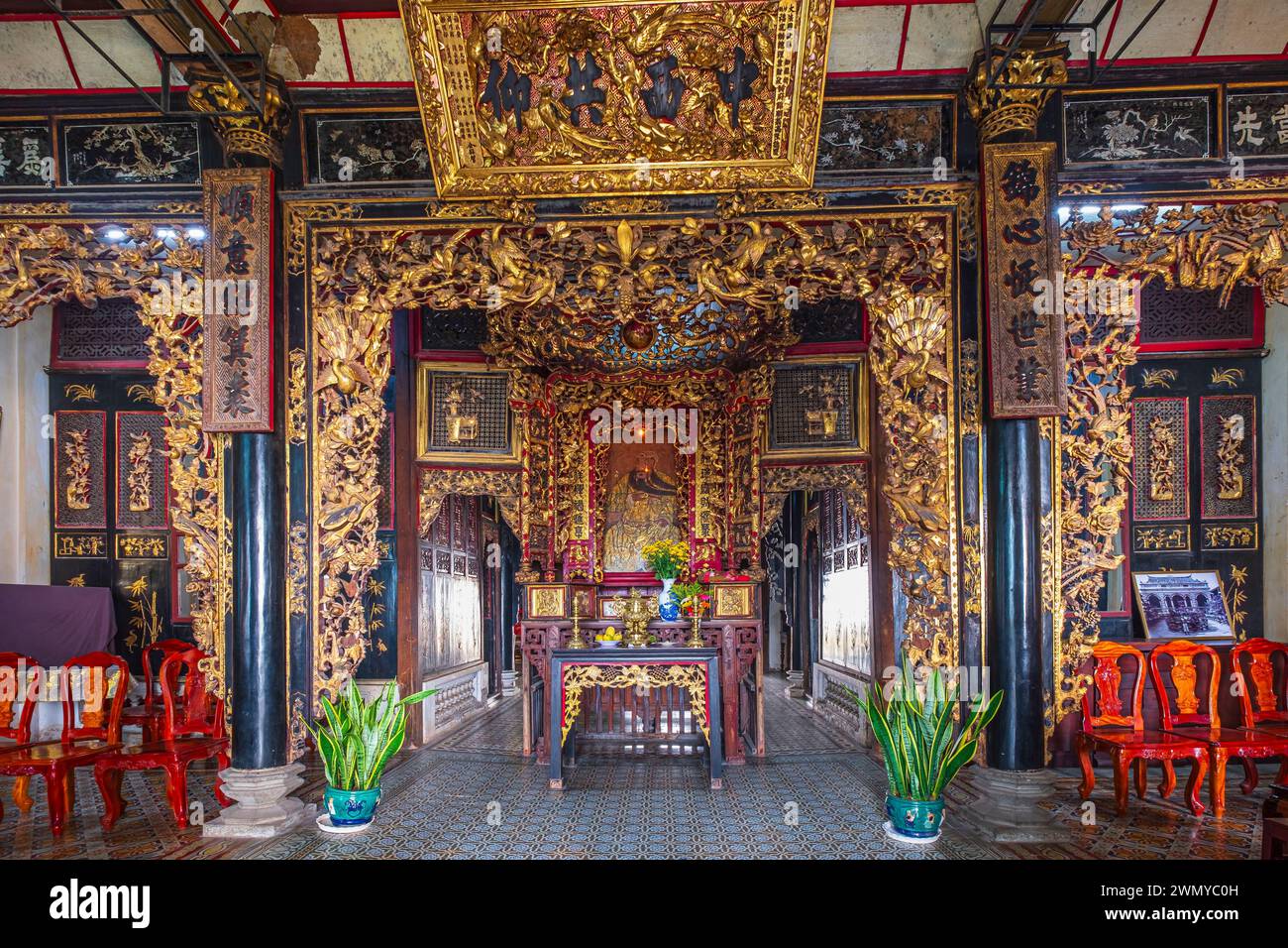 Vietnam, Delta du Mékong, sa Dec, ancienne maison de Huynh Thuy le, construite en 1895, première amante de l'écrivain Marguerite Duras Banque D'Images