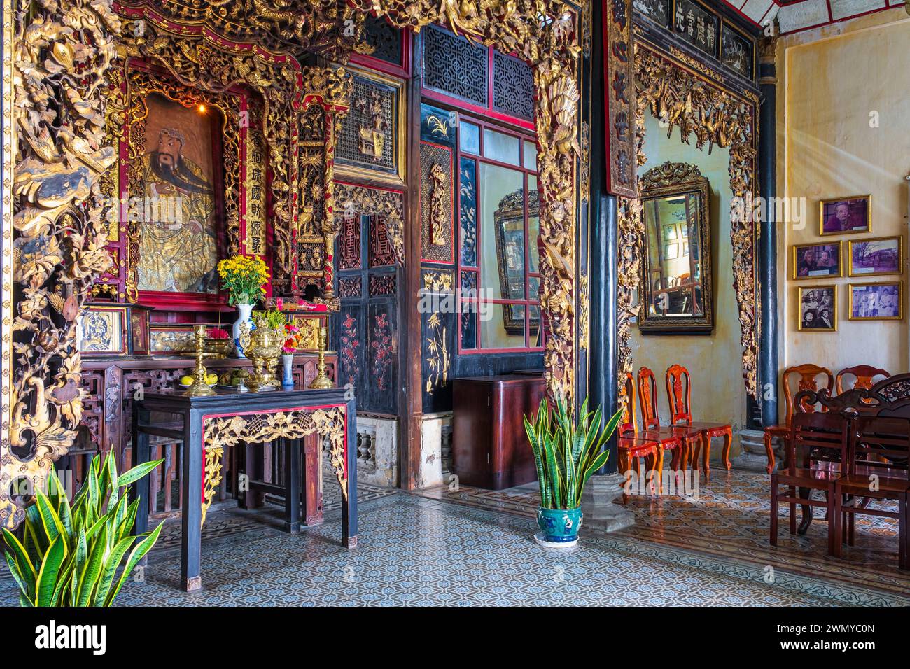 Vietnam, Delta du Mékong, sa Dec, ancienne maison de Huynh Thuy le, construite en 1895, première amante de l'écrivain Marguerite Duras Banque D'Images