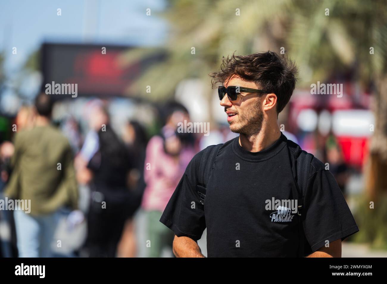 MANAMA, BAHREÏN, circuit international de Bahreïn, 28 février 2024 : Pierre Gasly de France et l'écurie BWT Alpine F1 Team lors du Grand Prix de formule 1 de Bahreïn Banque D'Images