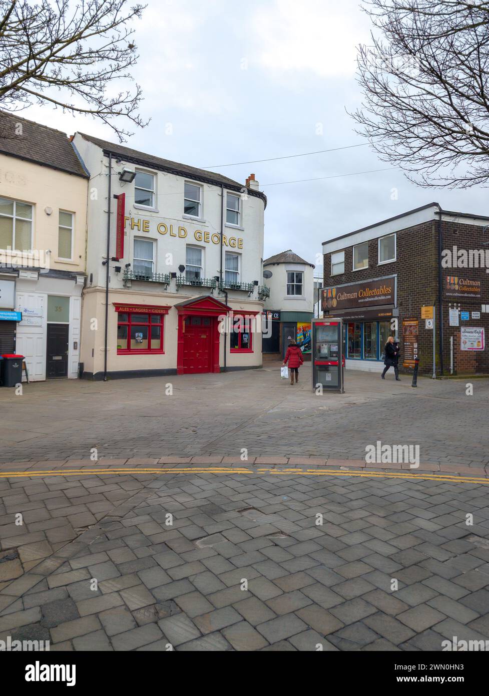 Le Old George, maison publique, Doncaster Banque D'Images