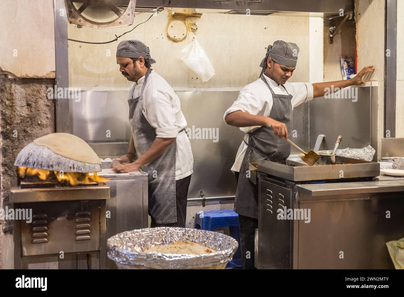 Bademiya Food Stall Colaba Mumbai Bombay Maharashtra Inde Banque D'Images