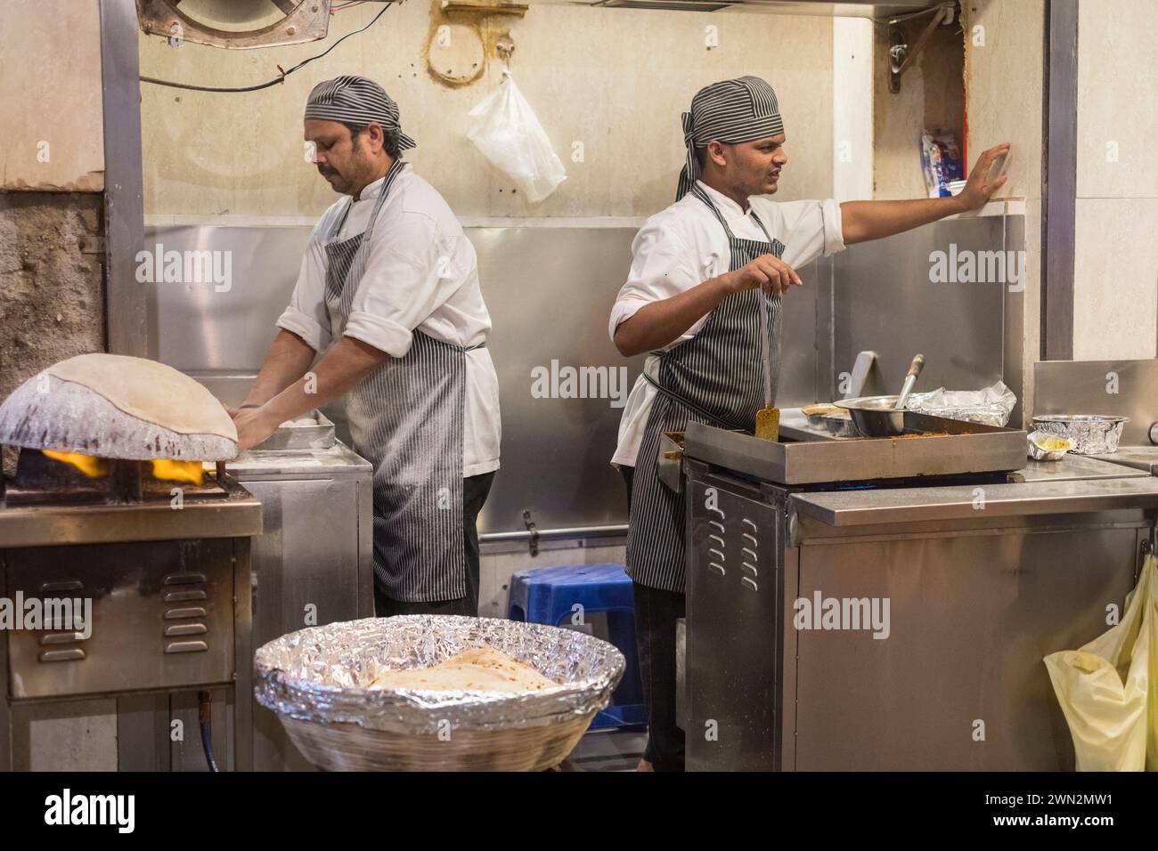 Bademiya Food Stall Colaba Mumbai Bombay Maharashtra Inde Banque D'Images