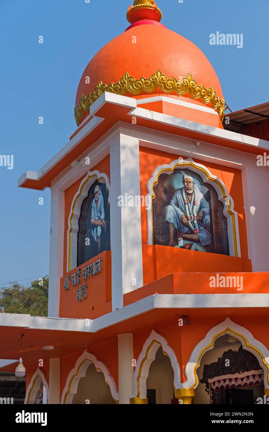 SAI Baba Temple Borim Ponda Goa Inde Banque D'Images