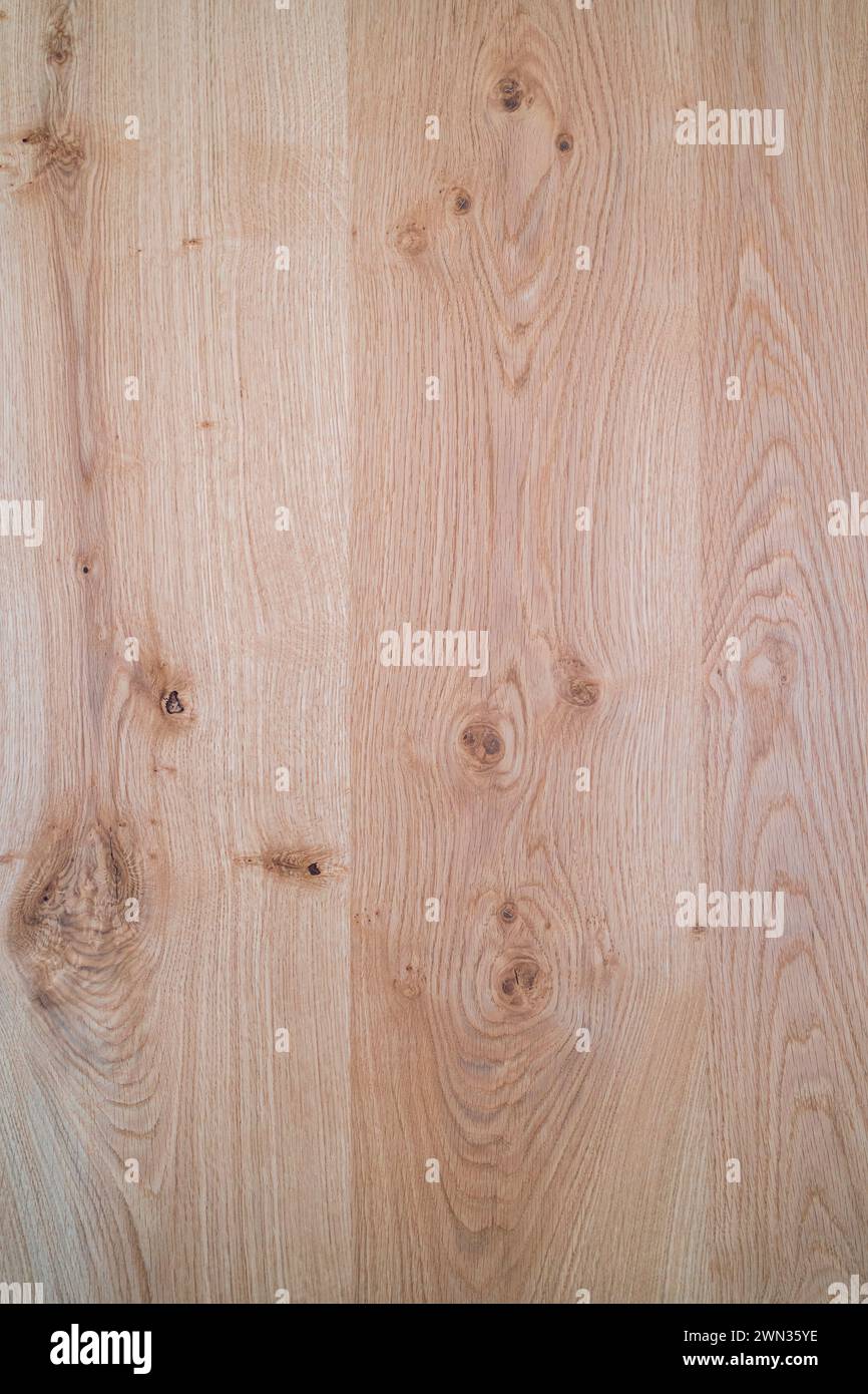 Fond de texture de plancher stratifié en bois. Plancher intérieur texturé en bois brun clair. Banque D'Images