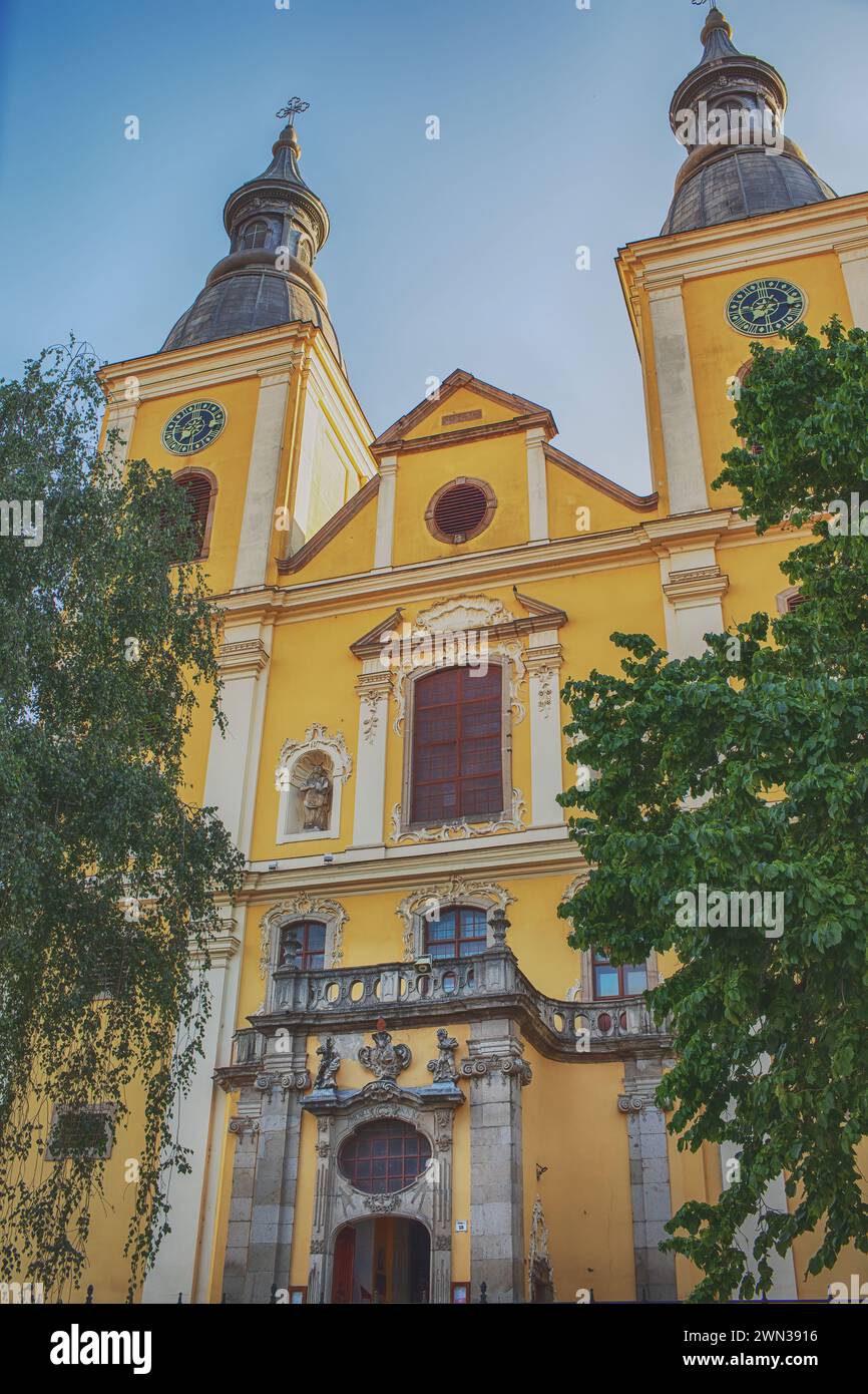 Église cistercienne de St.Bernard à Eger, Hongrie. Photo de haute qualité Banque D'Images