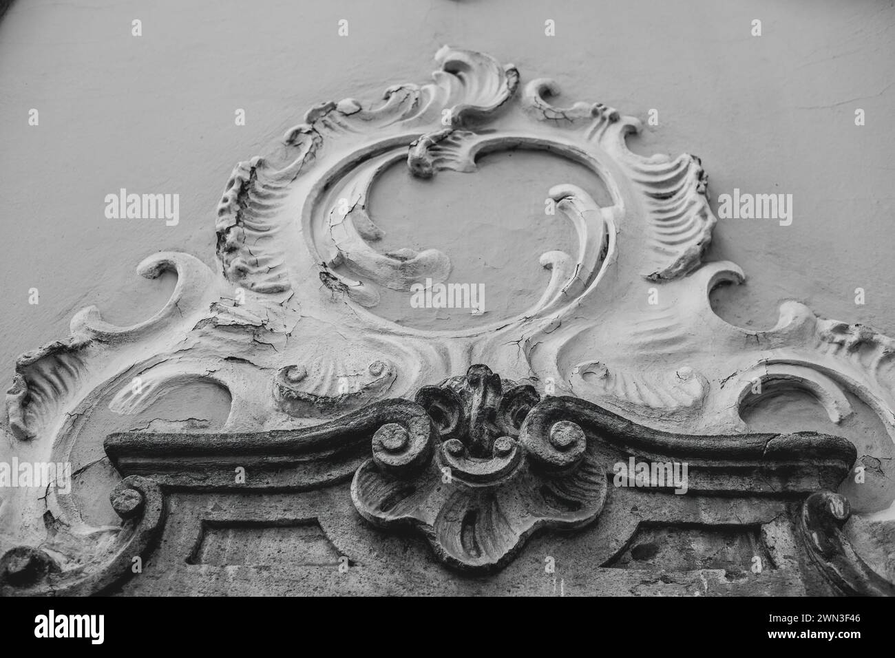 Détail de l'église cistercienne de St.Bernard à Eger, Hongrie. Photo de haute qualité Banque D'Images