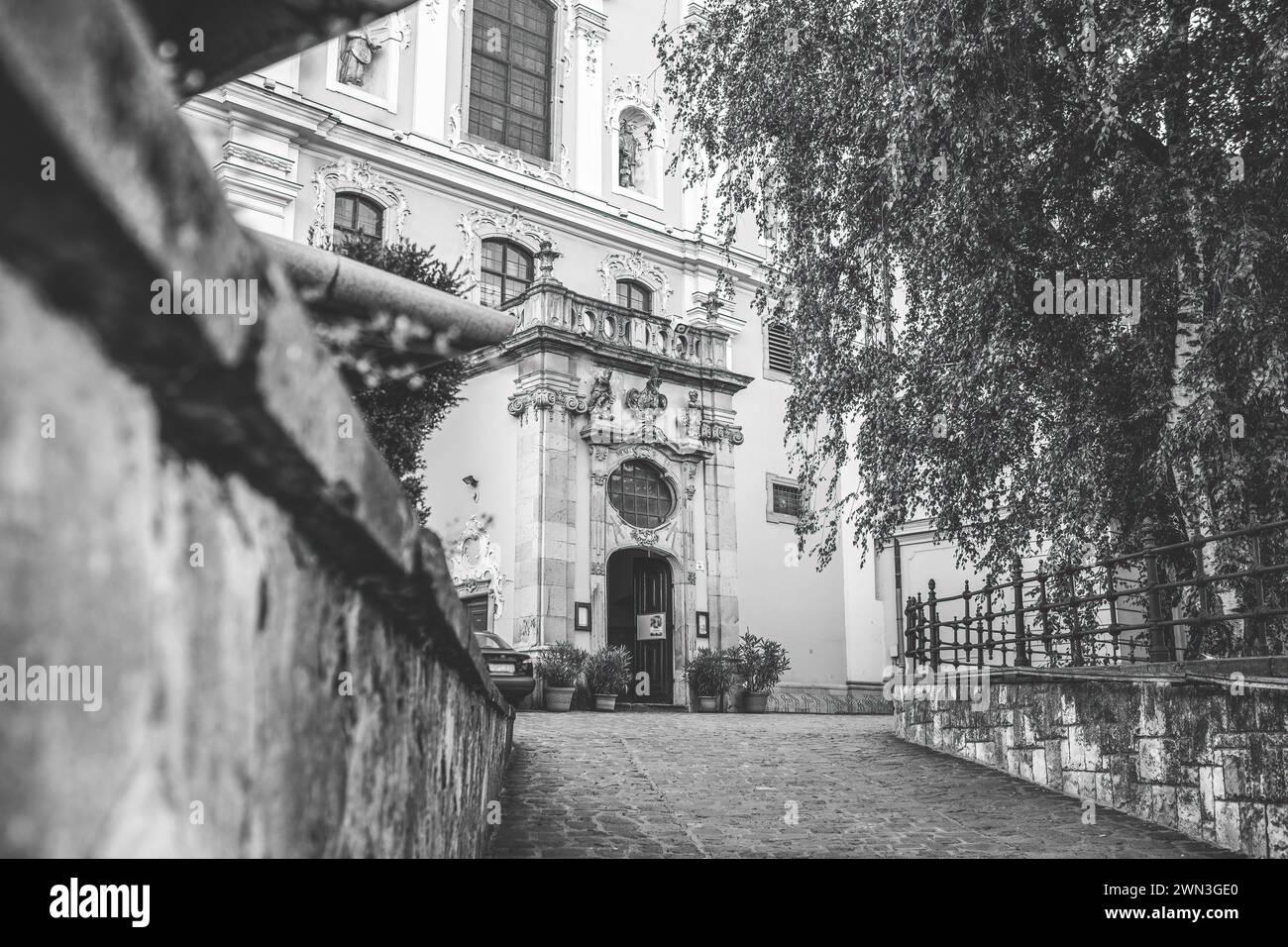 Église cistercienne de St.Bernard à Eger, Hongrie. Photo de haute qualité Banque D'Images