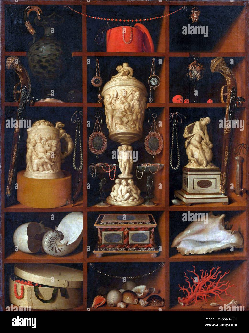 Georg Hainz - Cabinet de collectionneurs Georg Hinz, Georg Heintz, Georg Hintz Description peintre allemand date de naissance/décès vers 1630 Banque D'Images