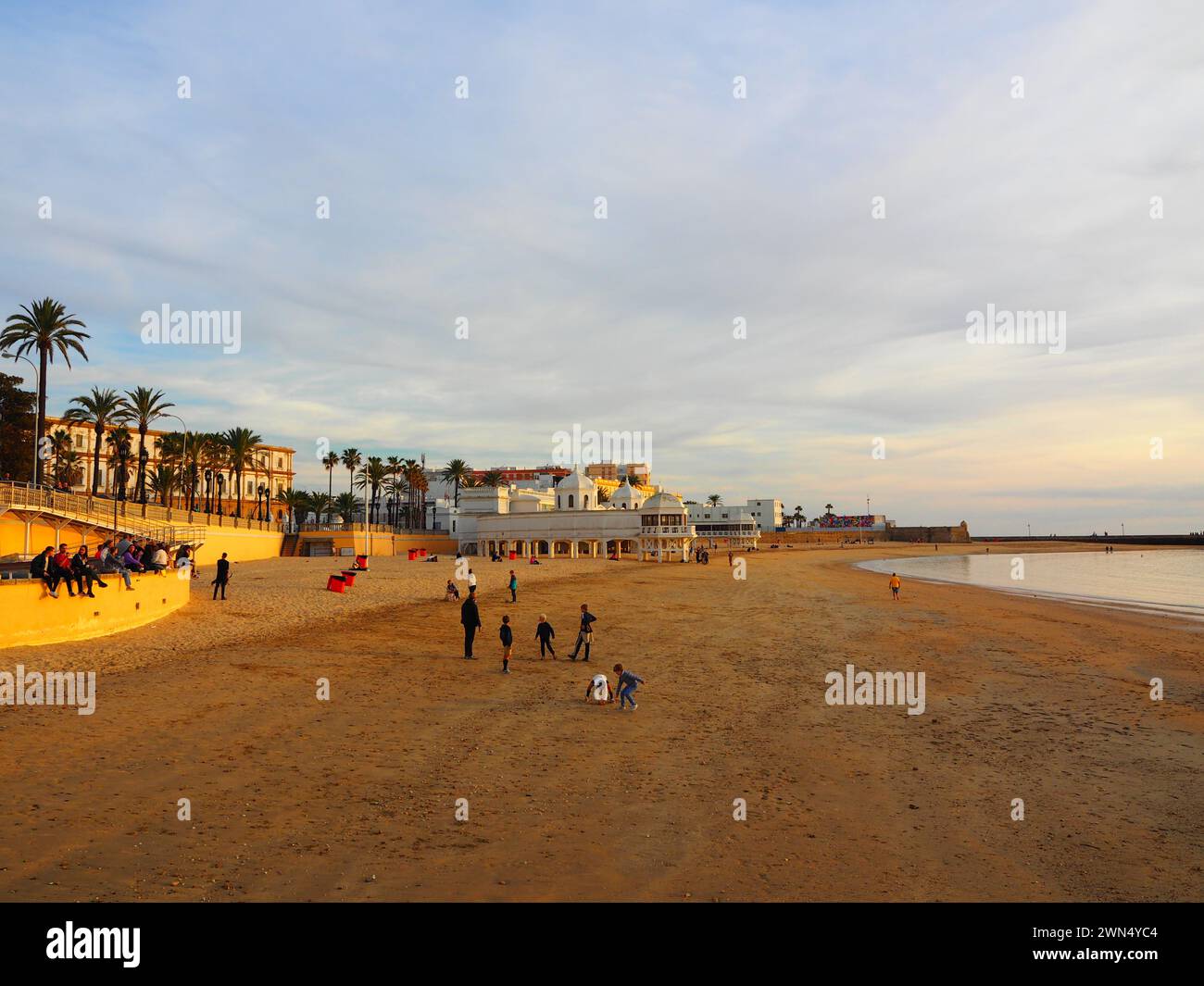 Plages d'Andalousie, Costa de la Luz, Cadix, Espagne Banque D'Images